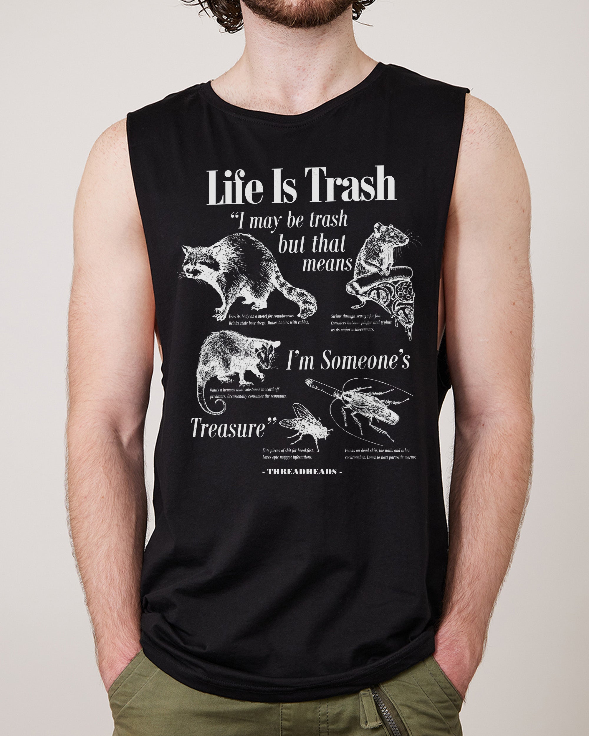 Life Is Trash Tank Australia Online Black