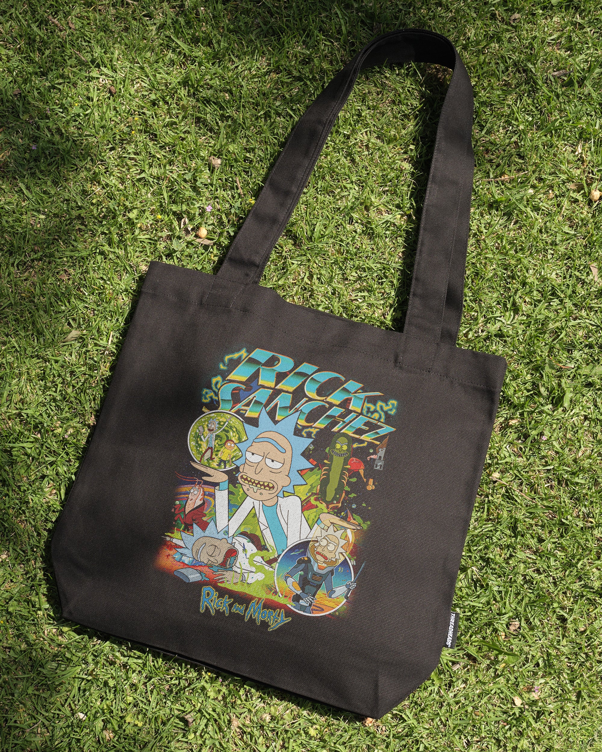 Rick Sanchez Bootleg Tote Bag Australia Online Black