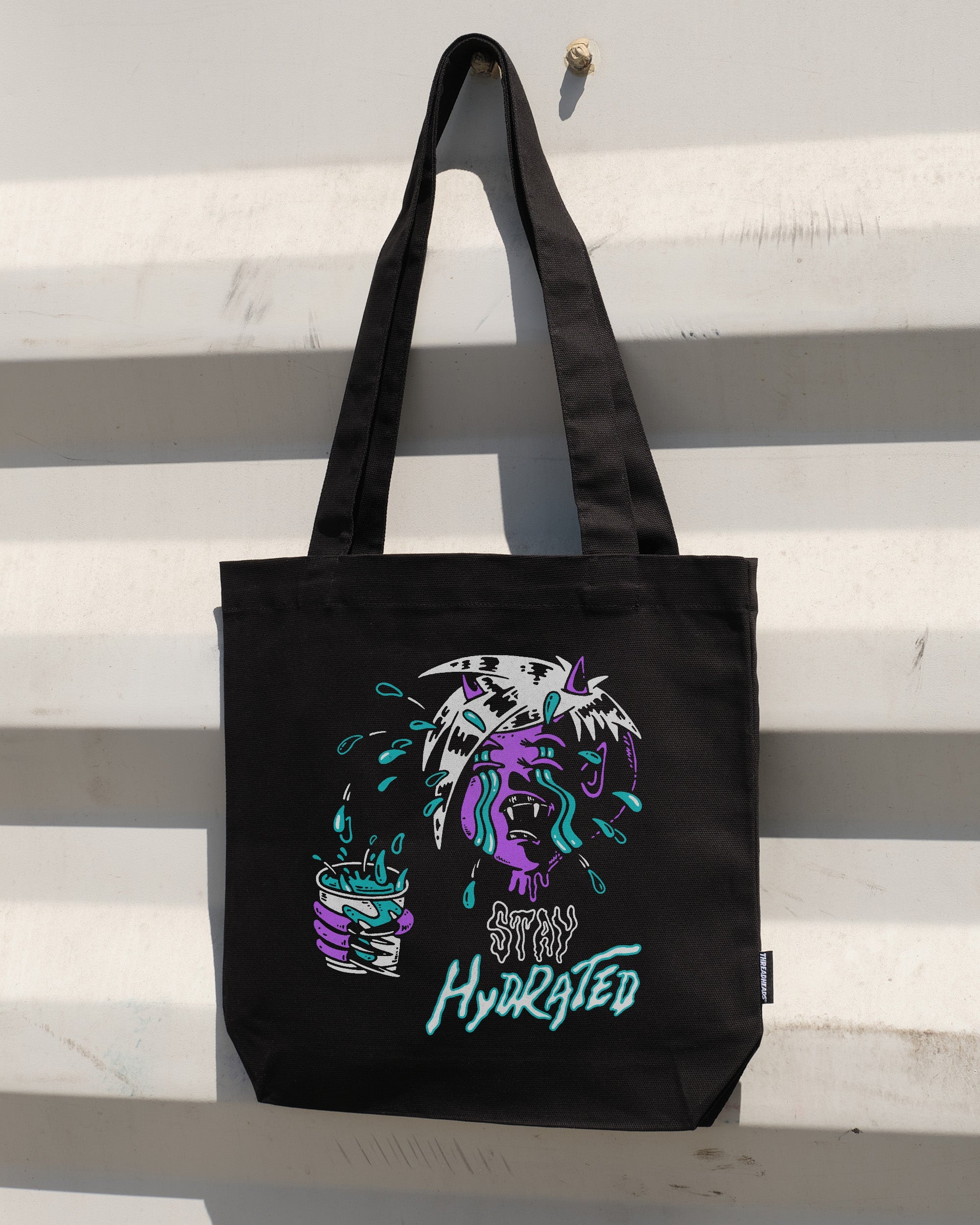 Stay Hydrated Tote Bag Australia Online Black