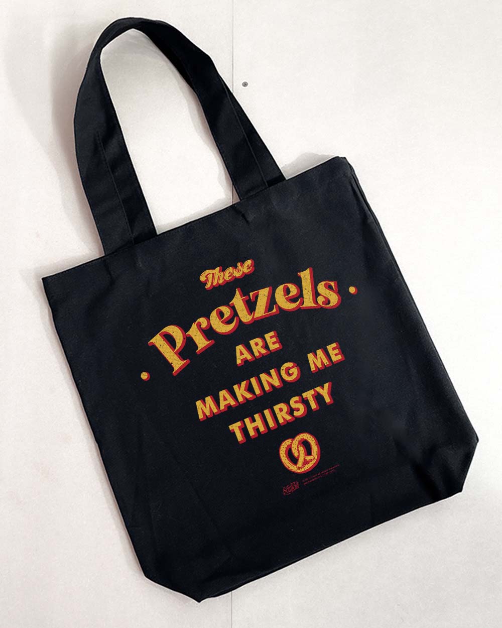 These Pretzels Are Making Me Thirsty Tote Bag Australia Online Black