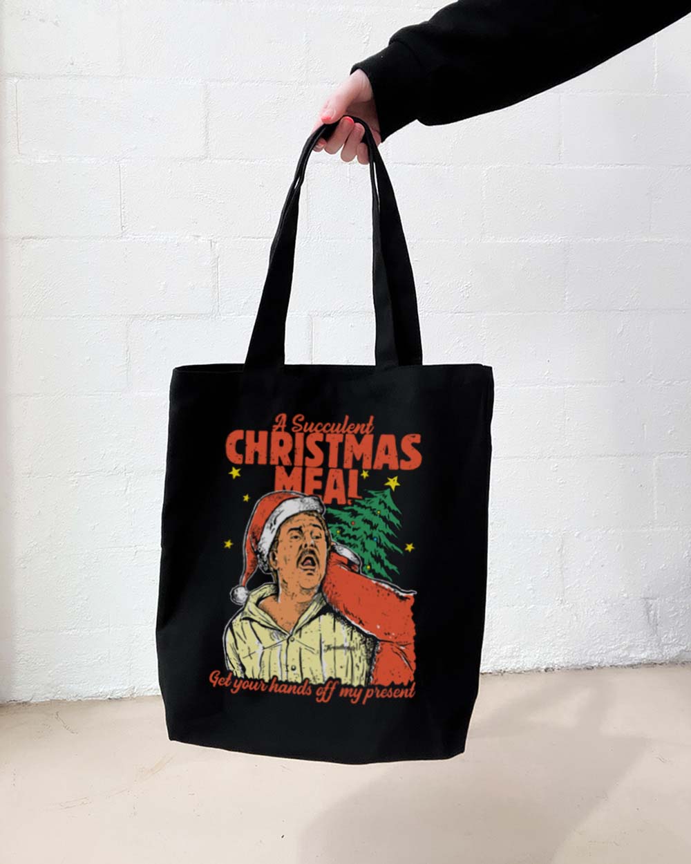 Succulent Chinese Christmas Tote Bag Funny Christmas Tote Bag