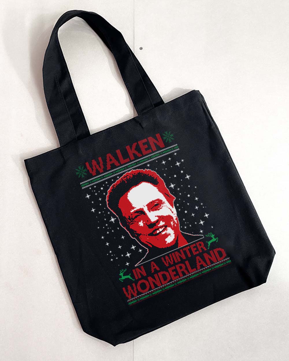 Walken In A Winter Wonderland Tote Bag Australia Online Black