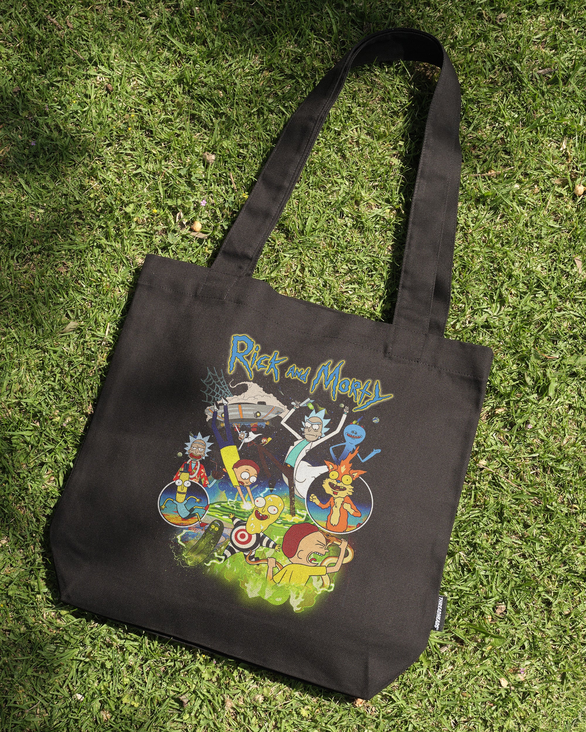 Rick and Morty Bootleg Tote Bag Australia Online Black