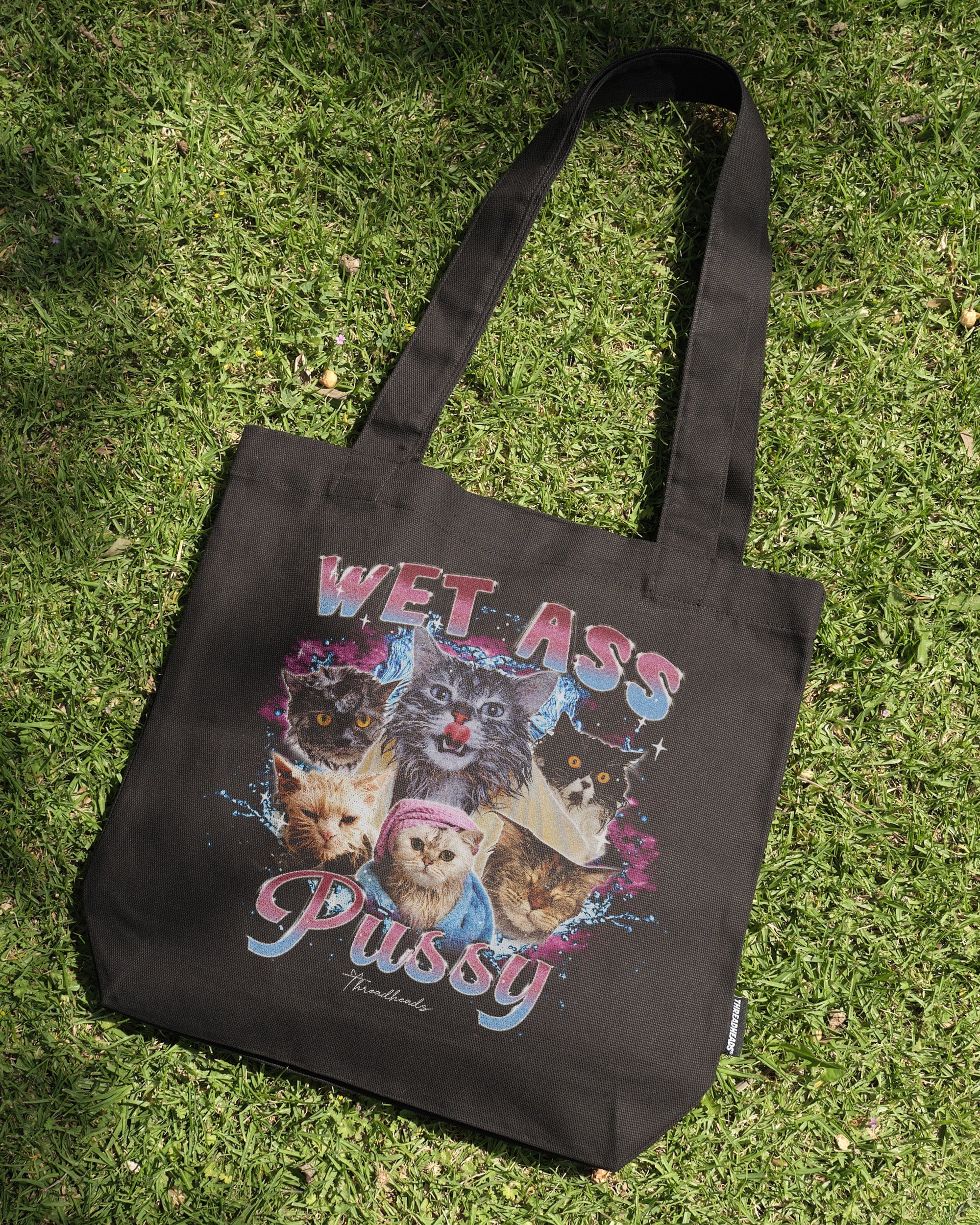 WAP Cat Tote Bag Australia Online Black