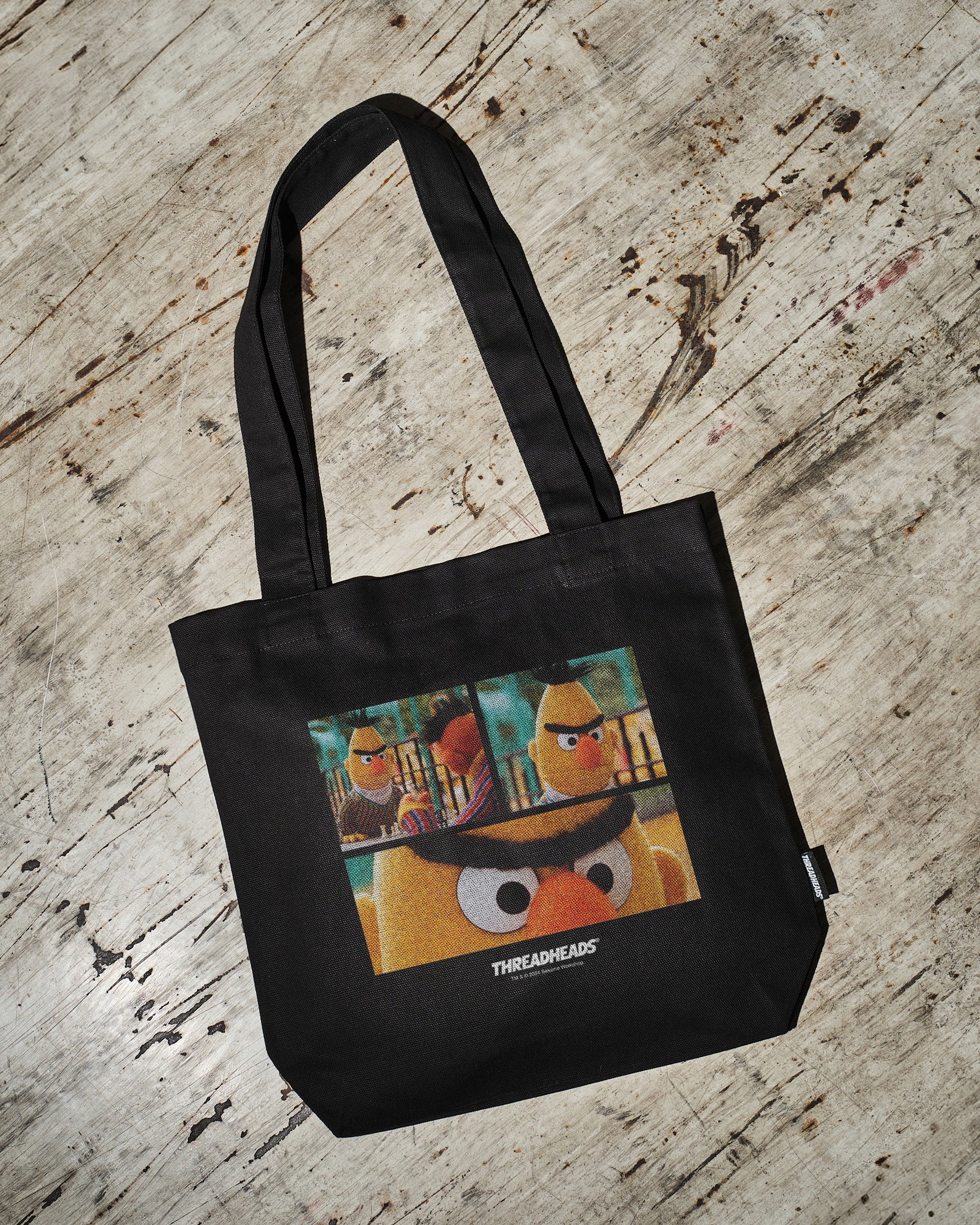 Angry Bert Tote Bag Australia Online Black