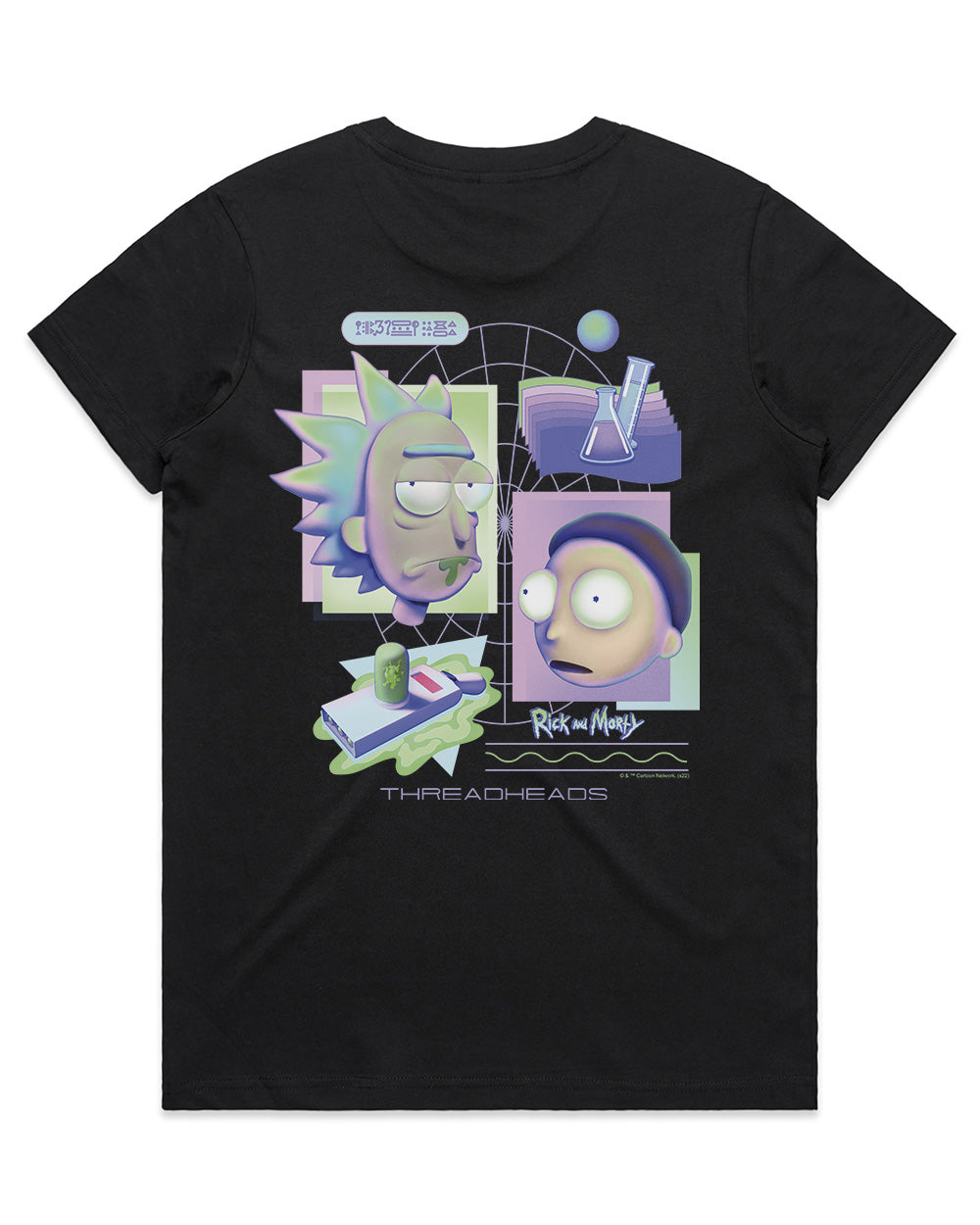 Rick Morty Experimental T-Shirt Australia Online #colour_black