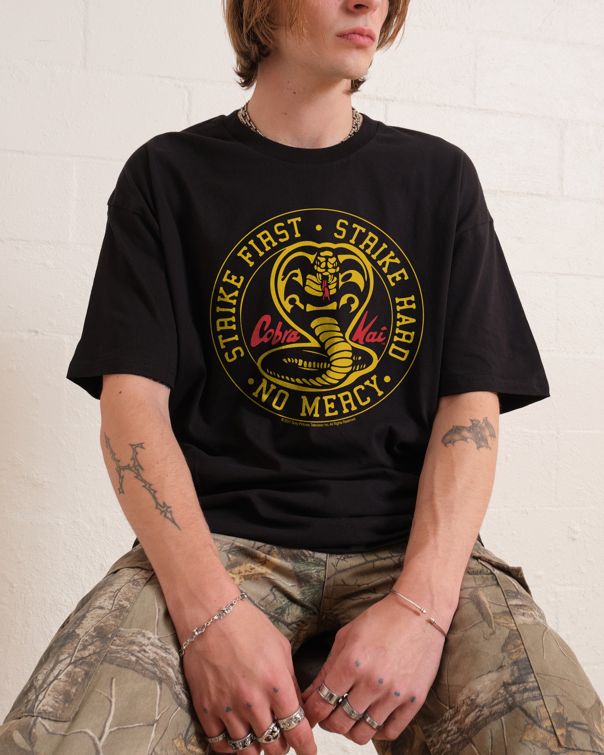 Cobra Kai No Mercy Icon T-Shirt