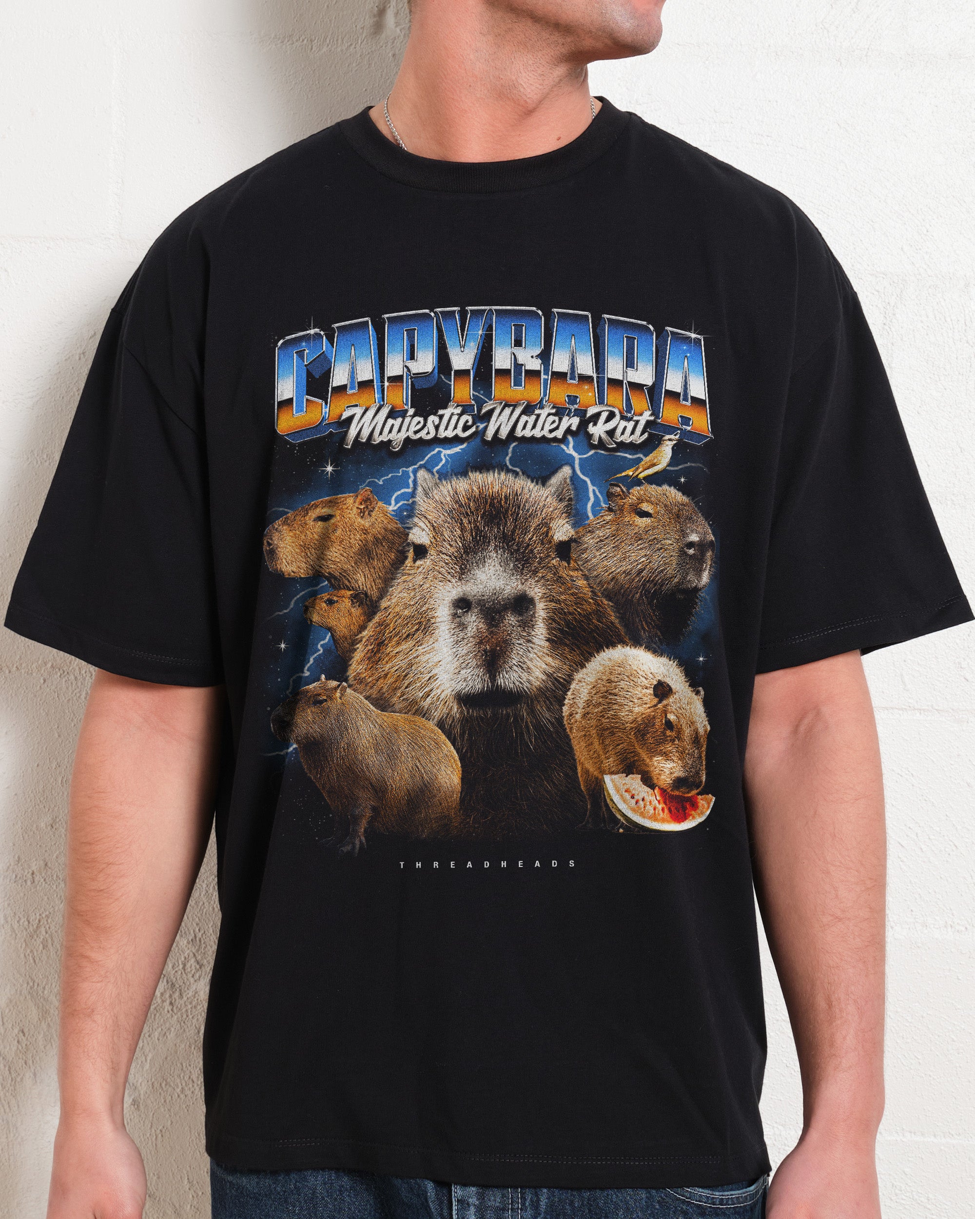 Capybara Water Rat Oversized Tee