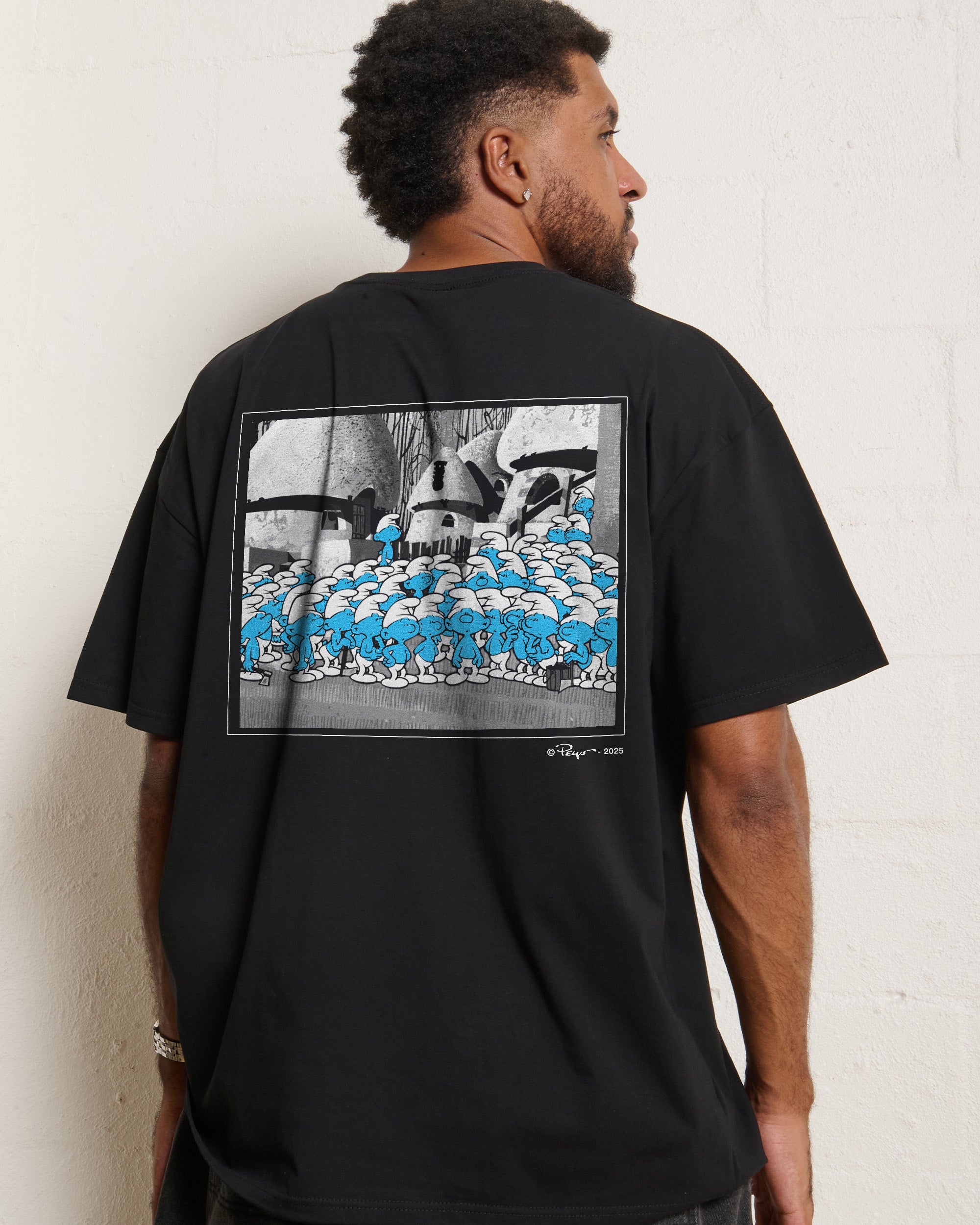 The Original Smurf Oversized Tee Offical Smurfs x Threadheads Online
