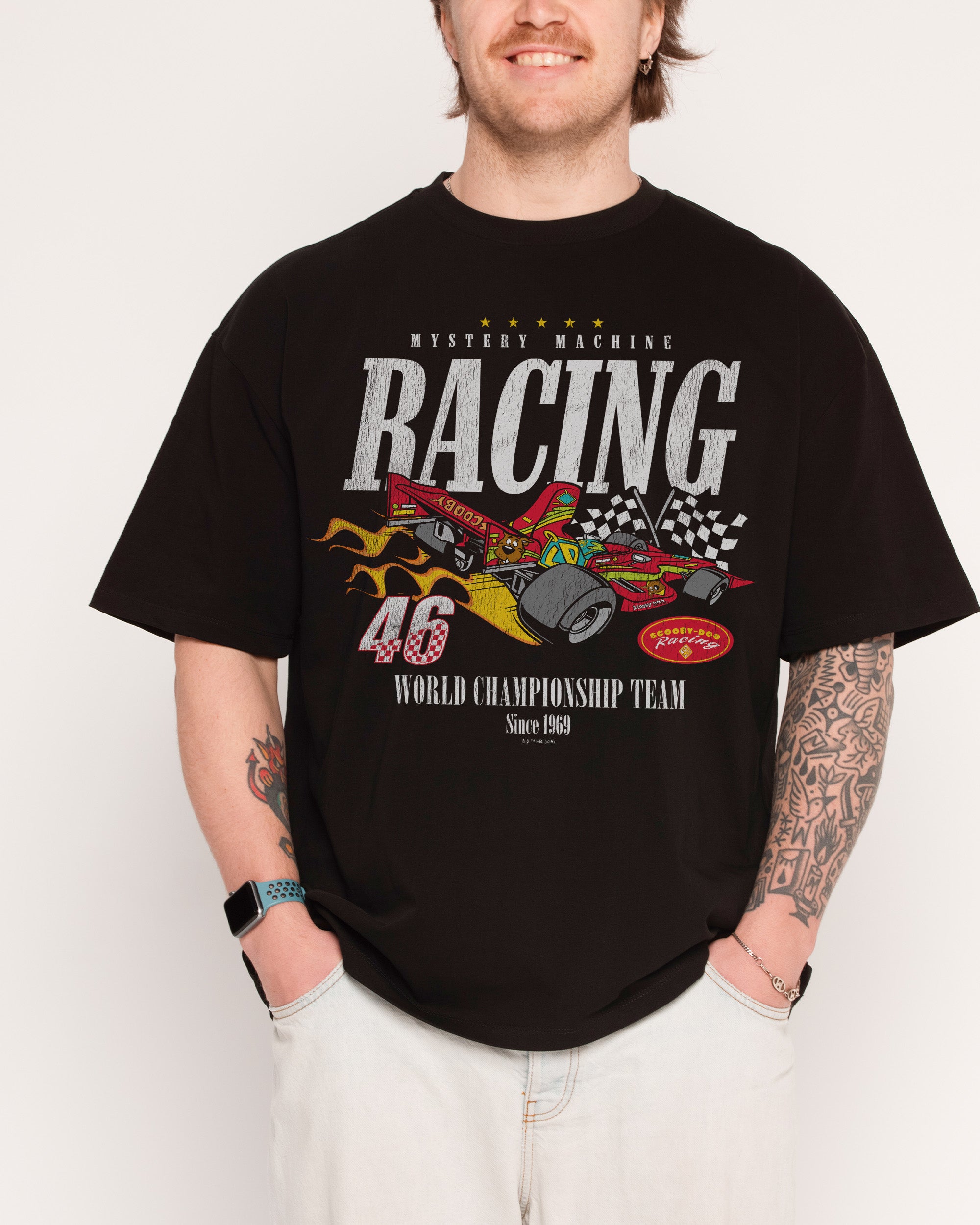Scooby-Doo Racing Oversized Tee Threadheads Australia Online