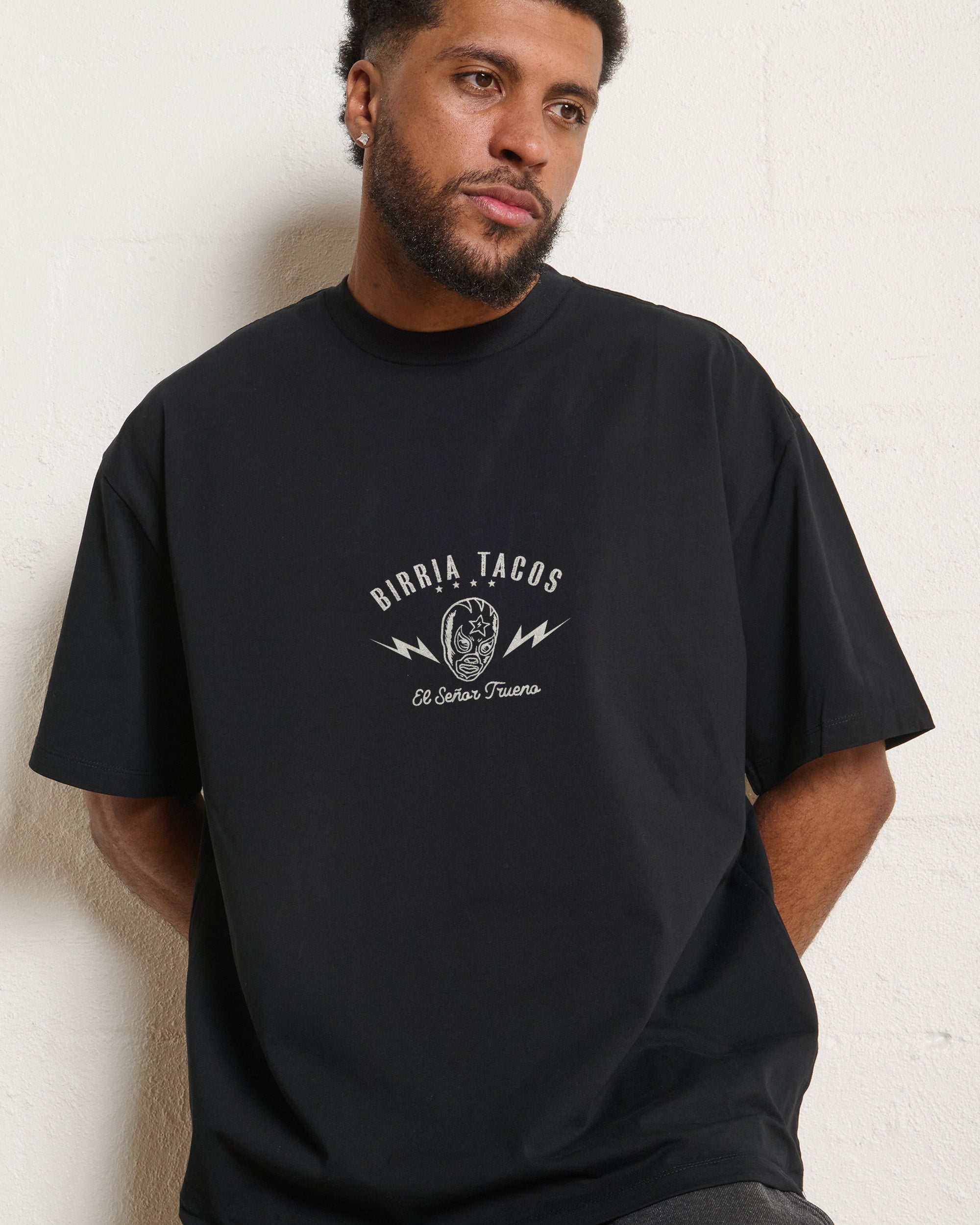 Birria Tacos El Senor Trueno Oversized Tee Online Australia