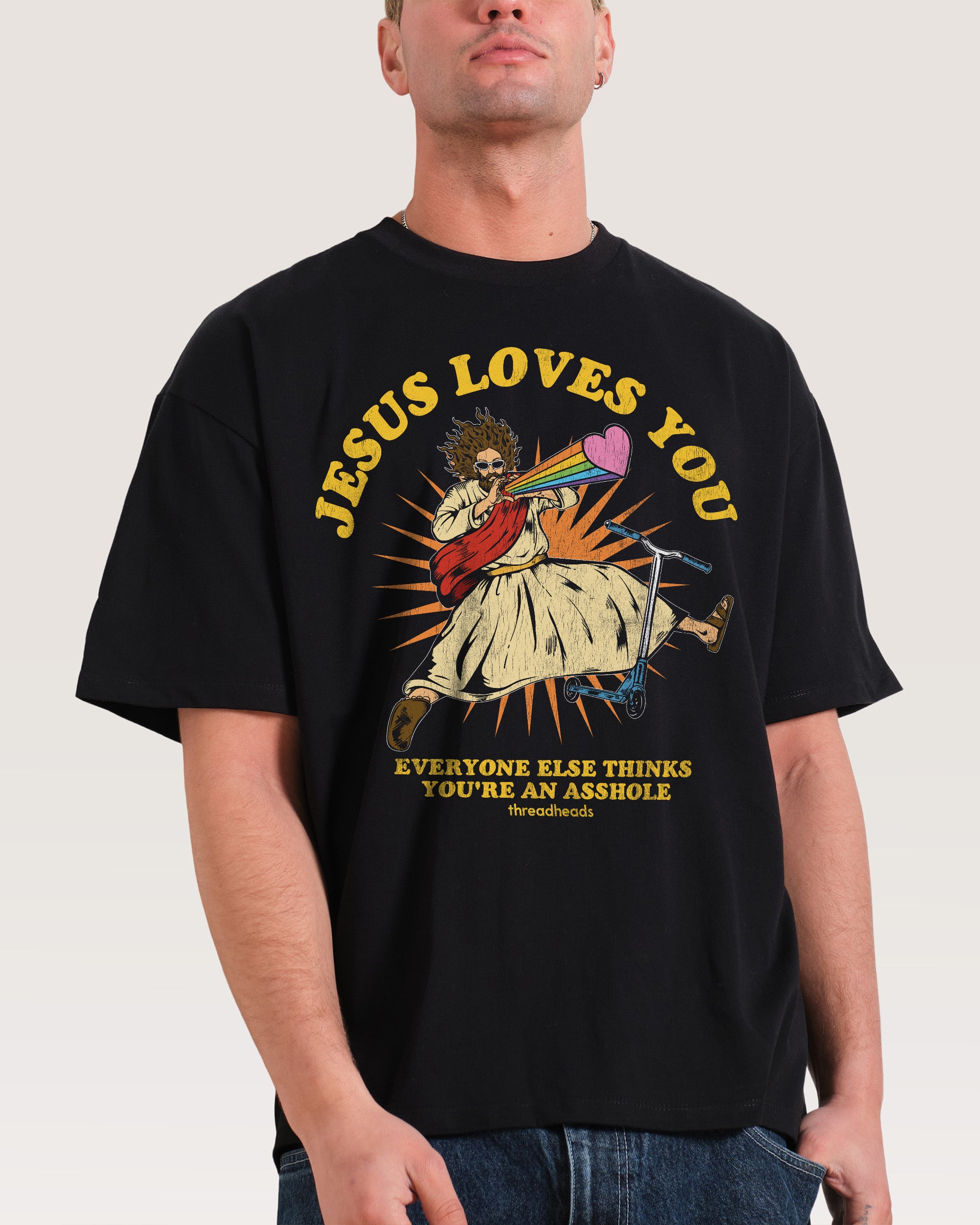 Jesus Loves You Oversized Tee