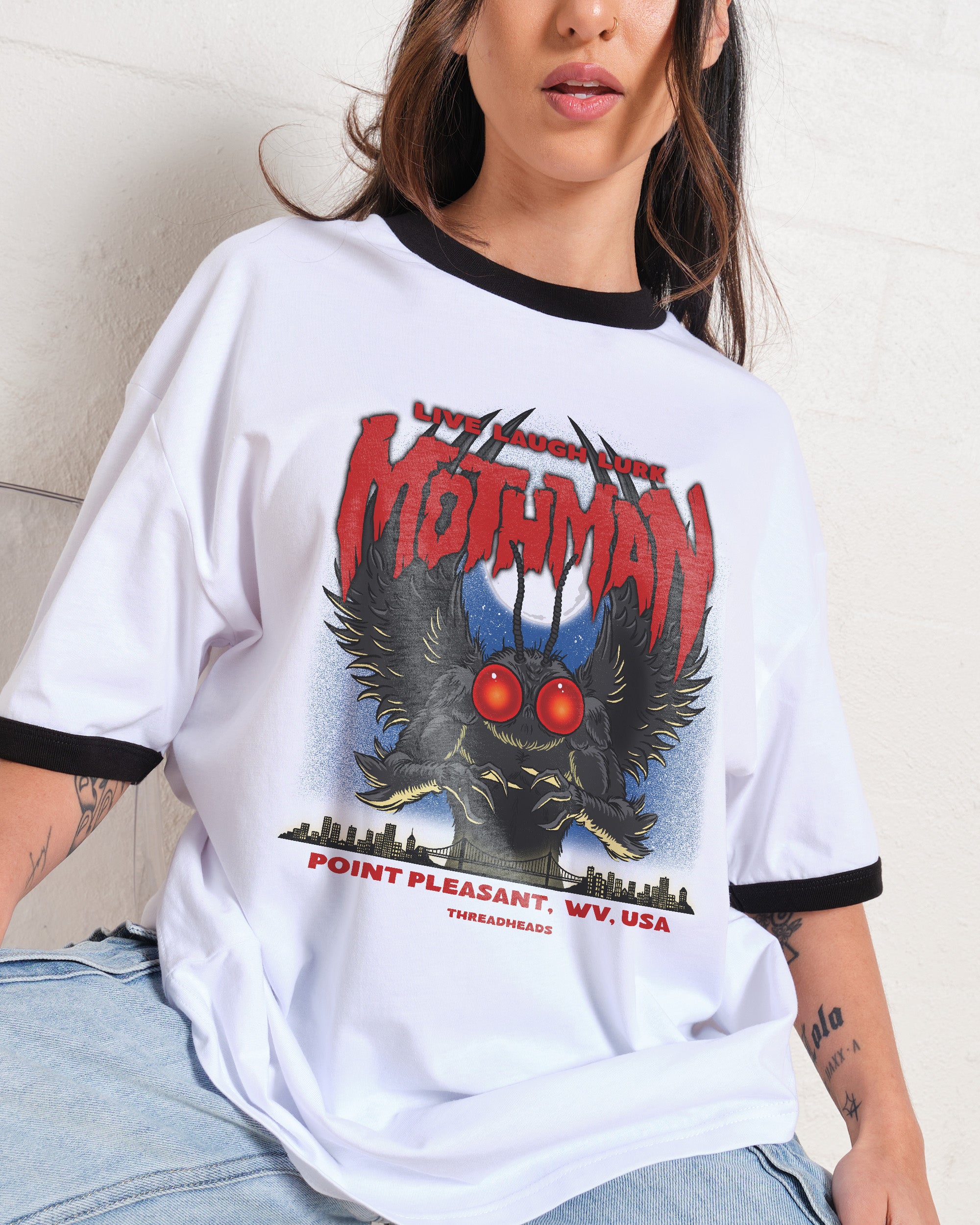 Mothman - Live Laugh Lurk T-Shirt