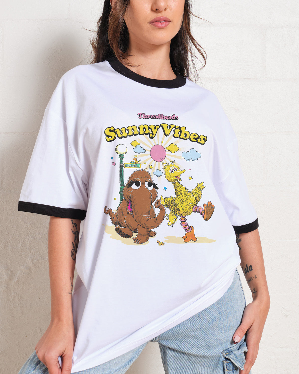 Sunny Vibes T-Shirt | Official Sesame Street Merch Australia