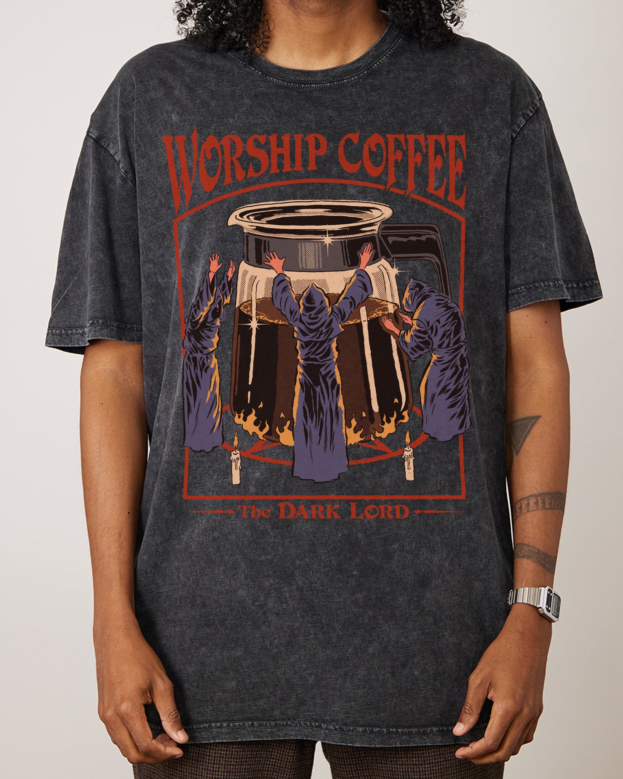 Worship Coffee Stonewash Tee