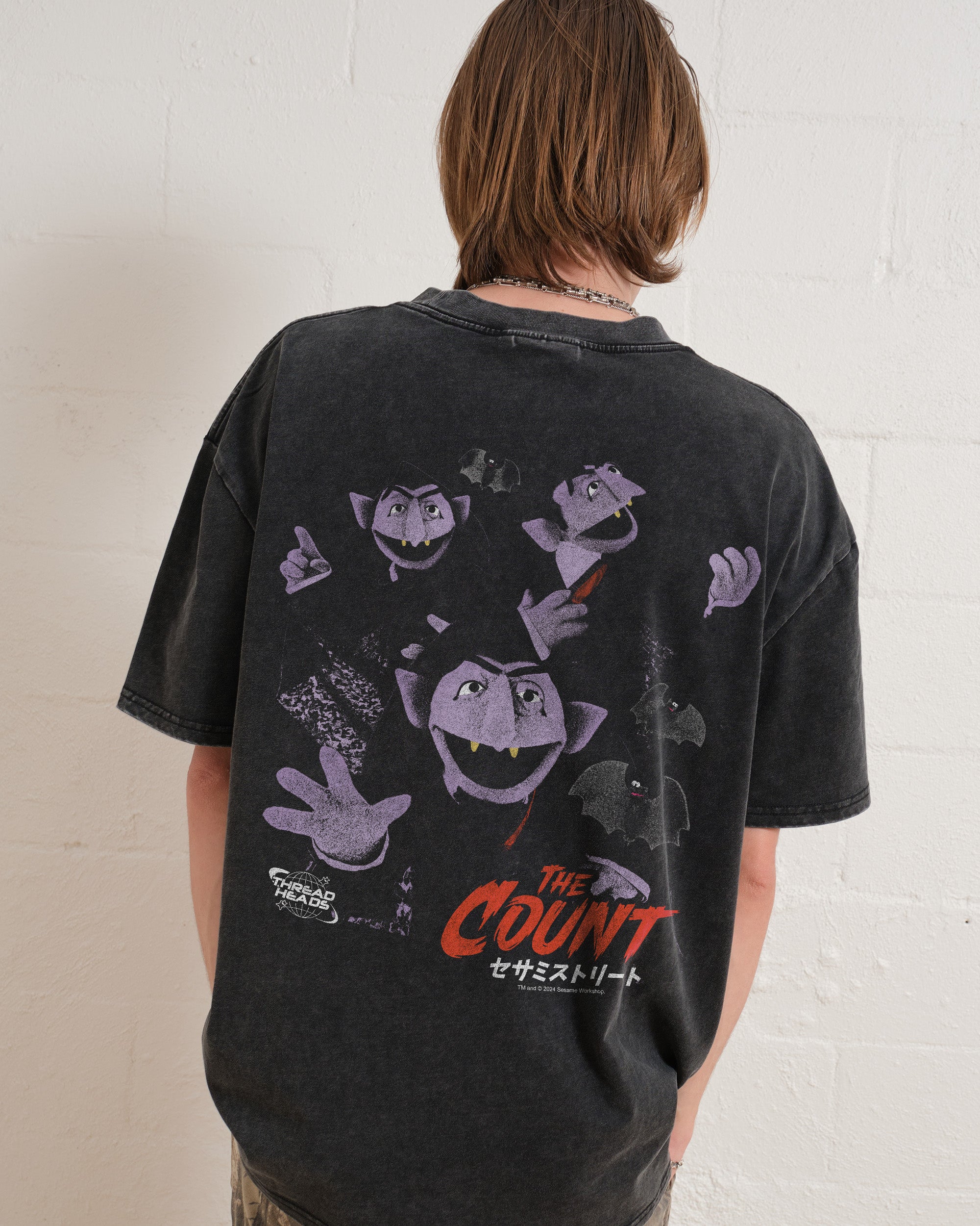 Japan Count Front and Back Wash Tee Australia Online Threadheads