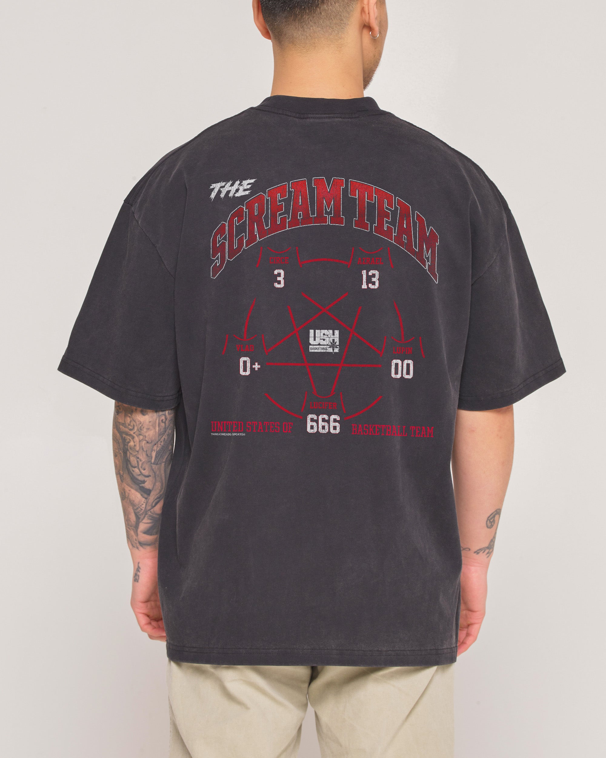 Scream Team Wash Tee Australia Threadheads Online