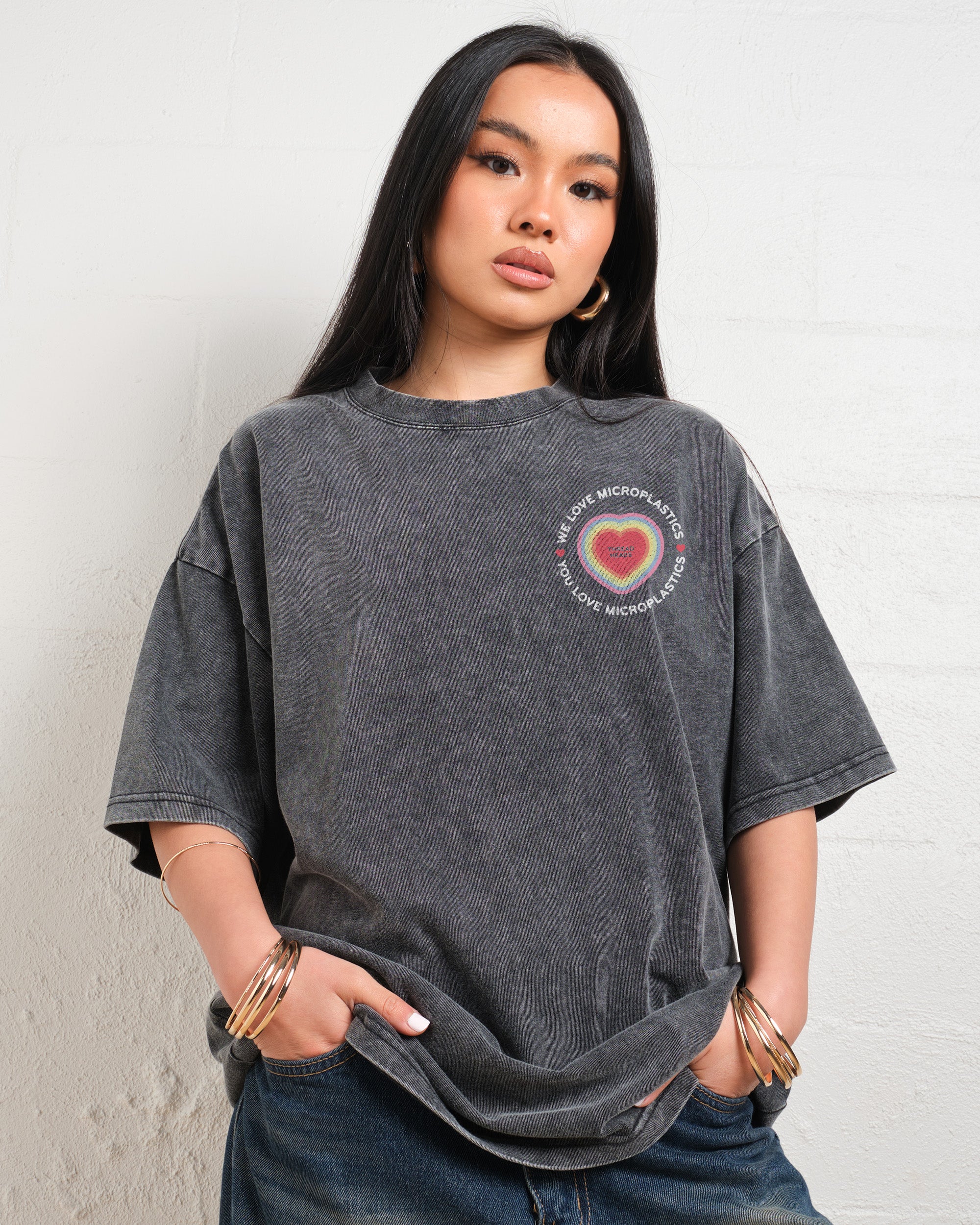 We Love Microplastics Wash Tee