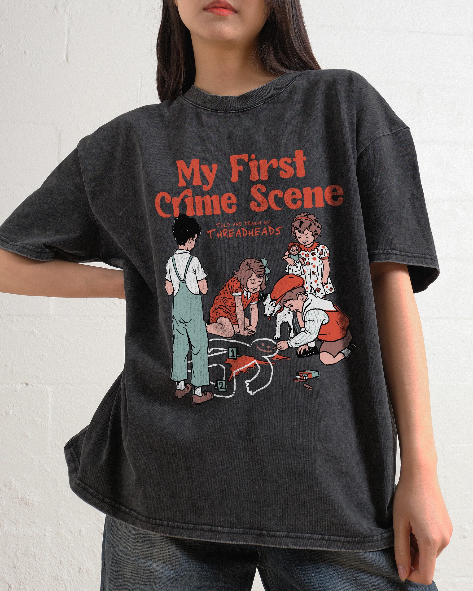 My First Crime Scene Wash Tee Australia Online