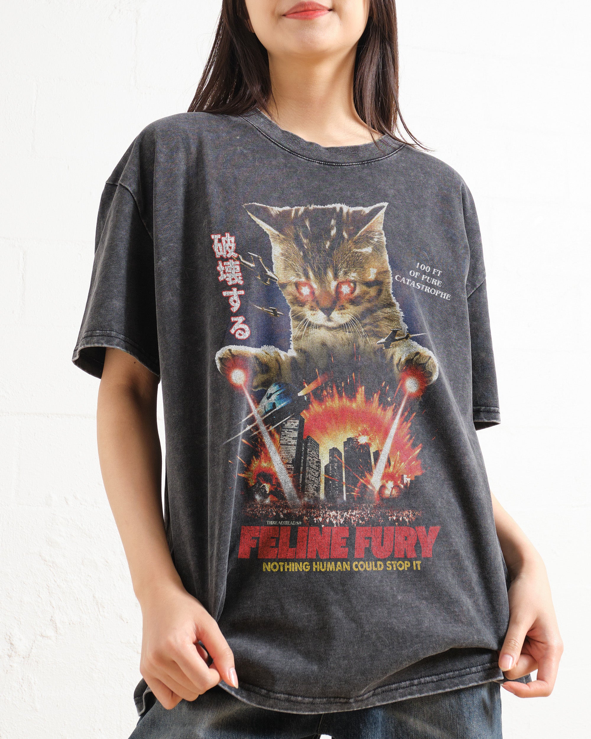 Feline Fury Wash Tee Australia Online