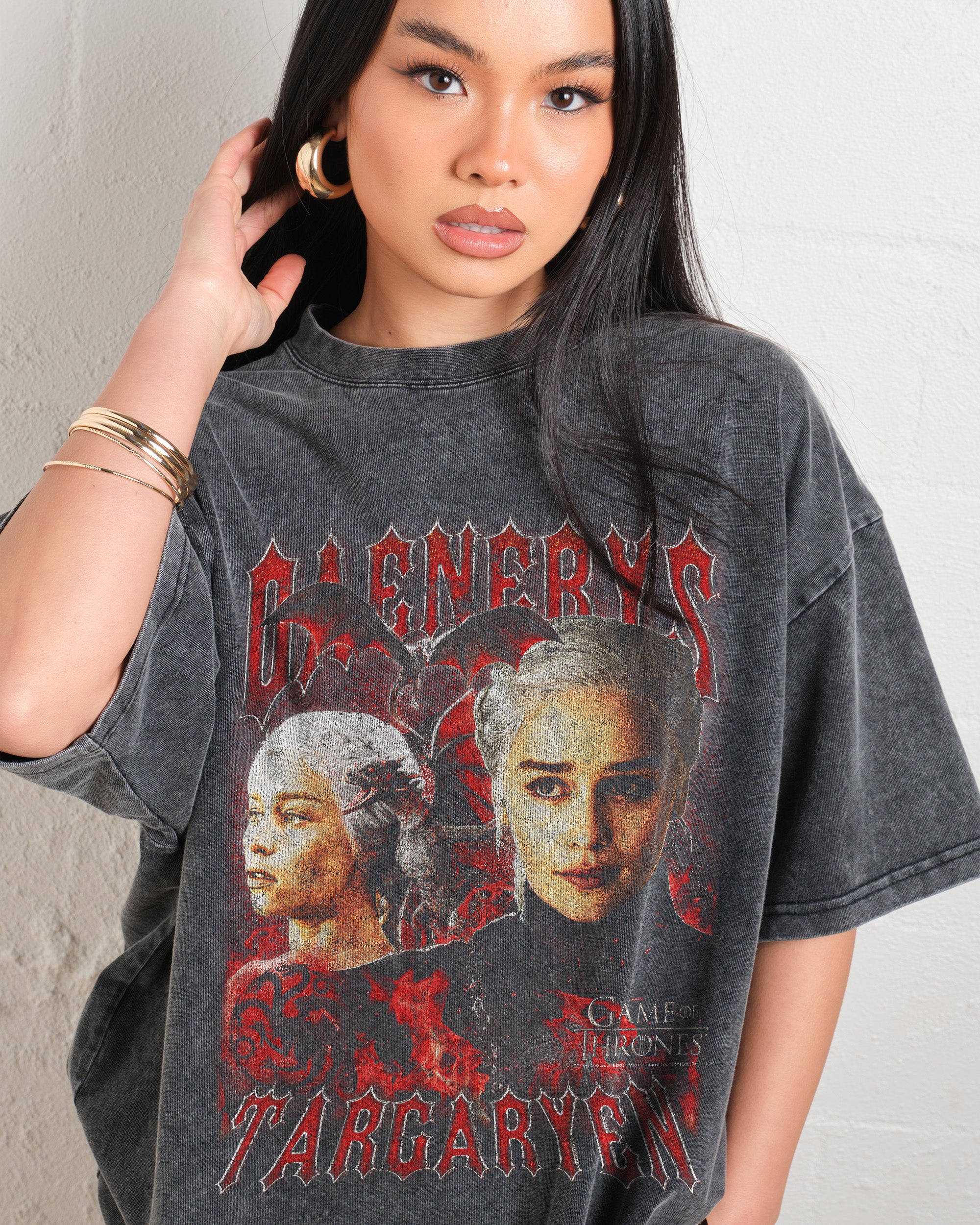 Vintage Daenerys Targaryen Wash Tee