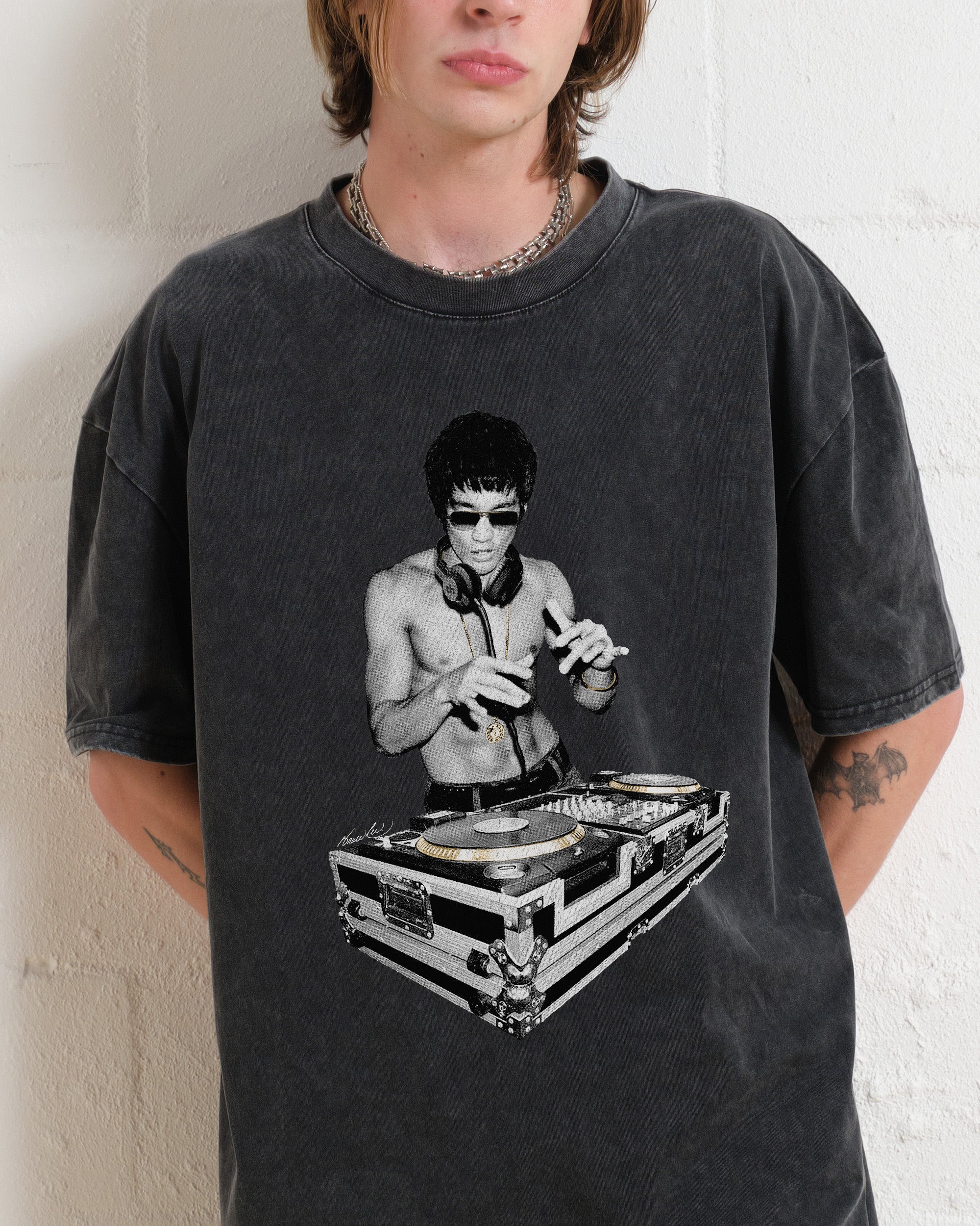 DJ Bruce Lee Wash Tee Australia Online