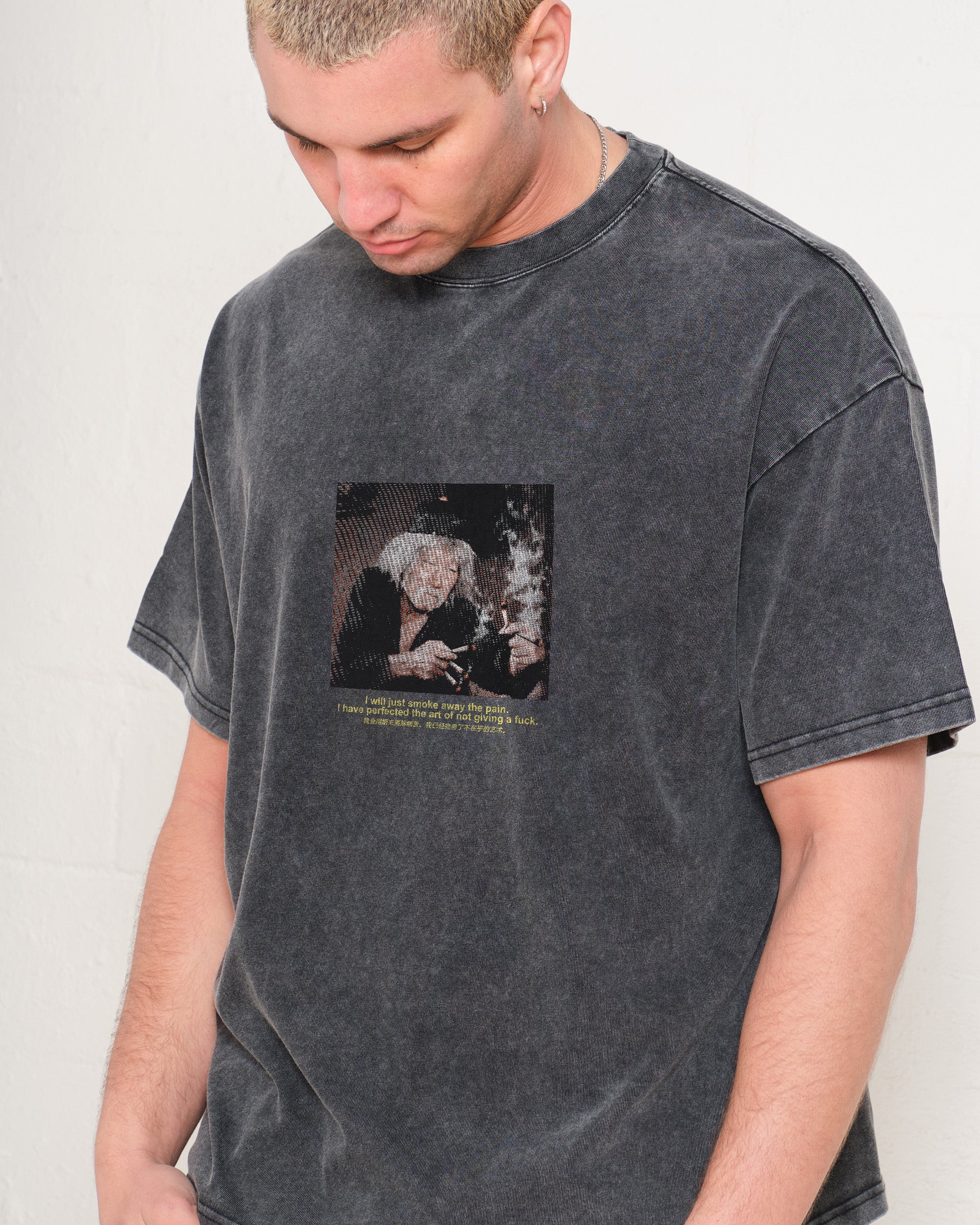 Smoke The Pain Away Wash Tee