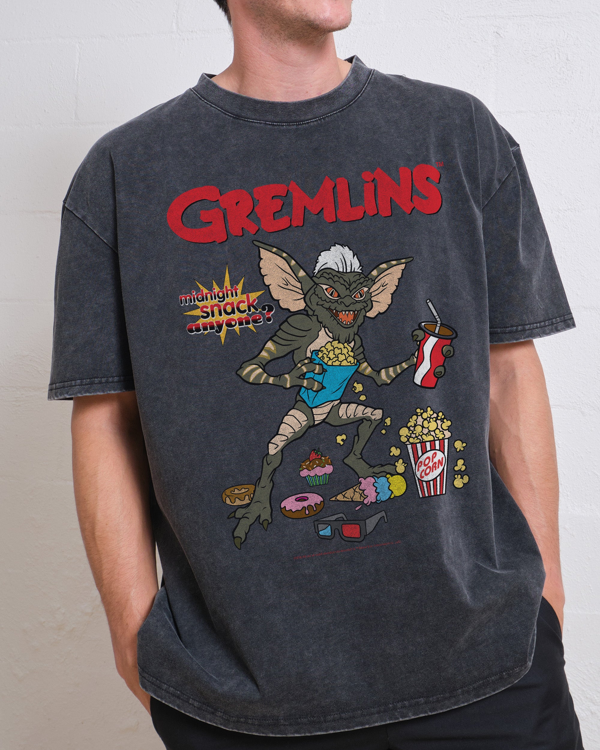 Gremlins Midnight Snack Wash Tee | Official Gremlins Merch Australia