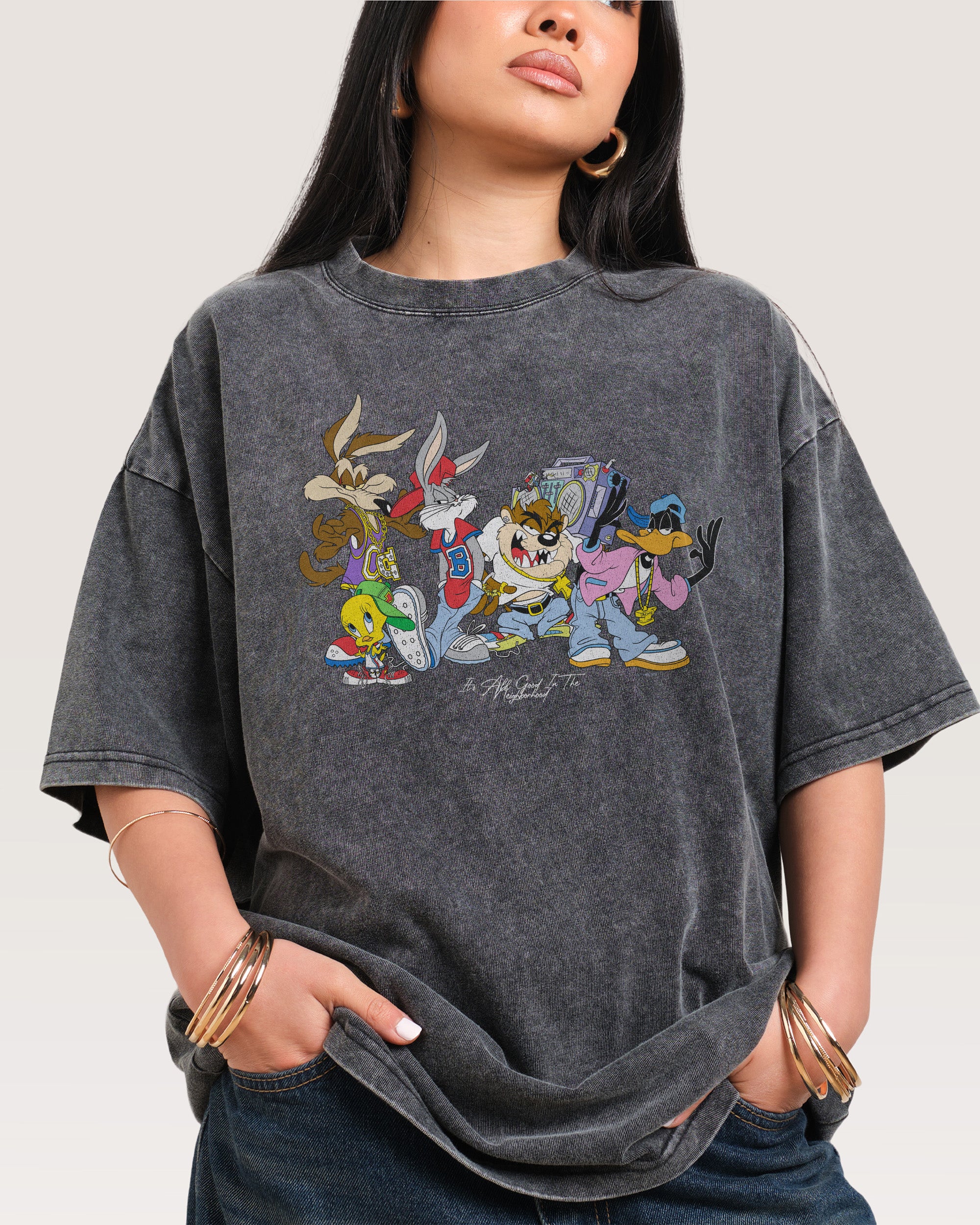 It’s All Good in the Neighborhood Wash Tee