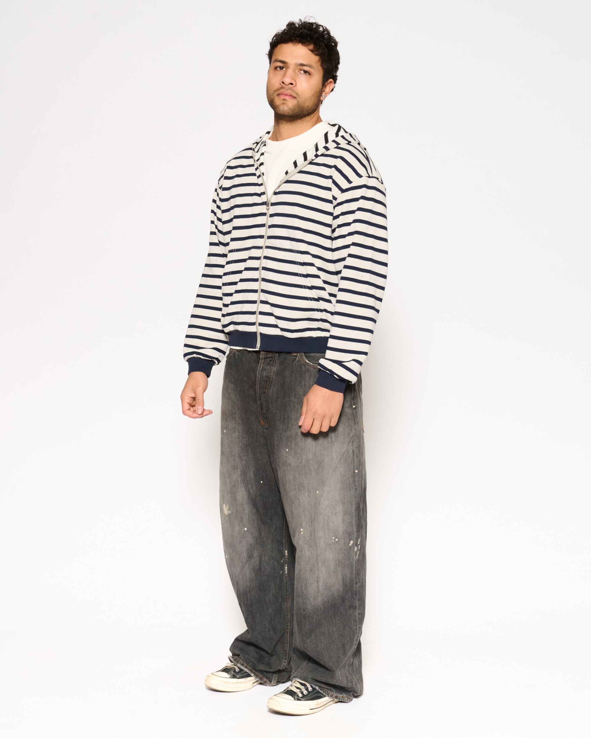 Headliner Stripe Zip Hoodie