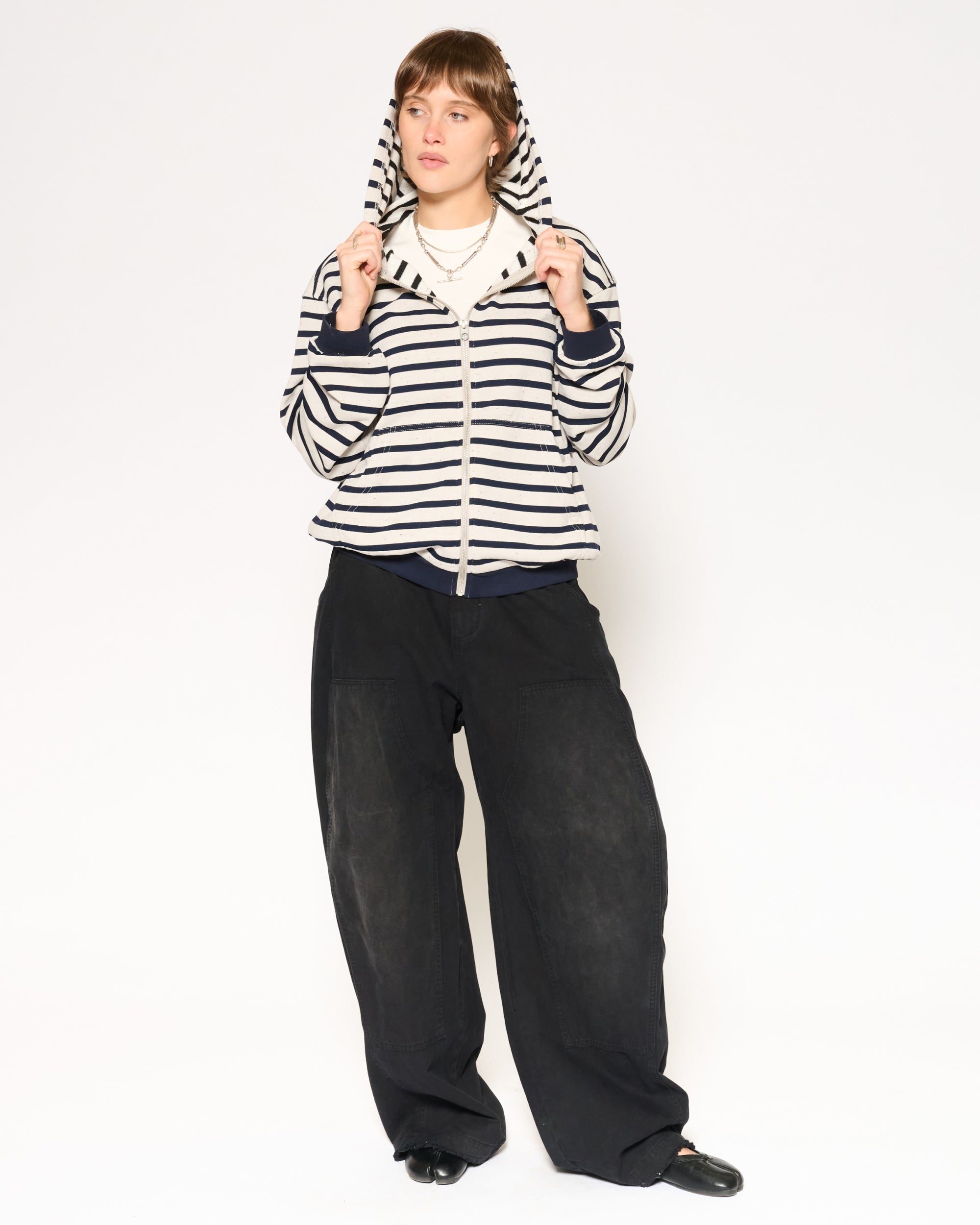 Headliner Stripe Zip Hoodie