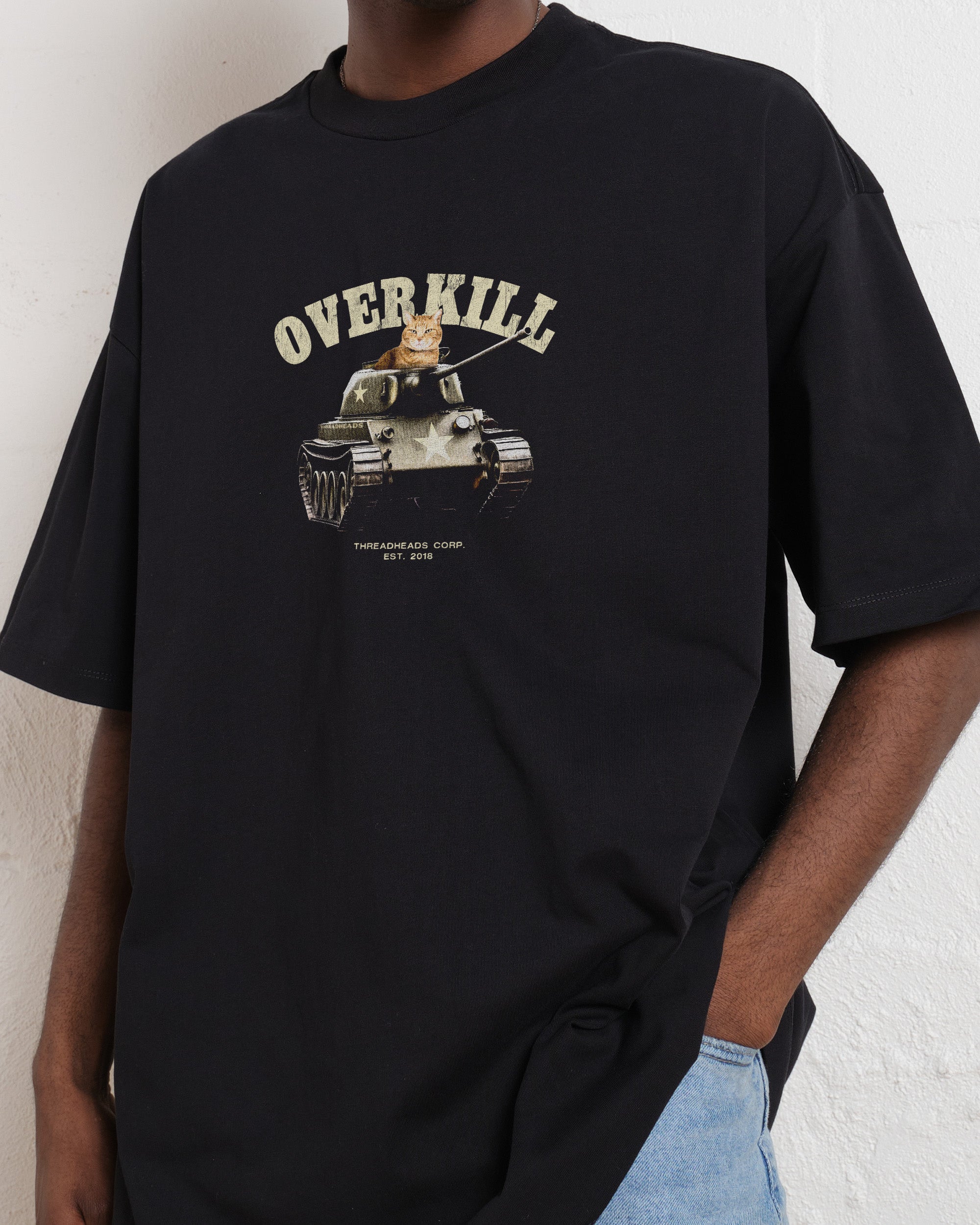 Overkill Oversized Tee Australia Online Black