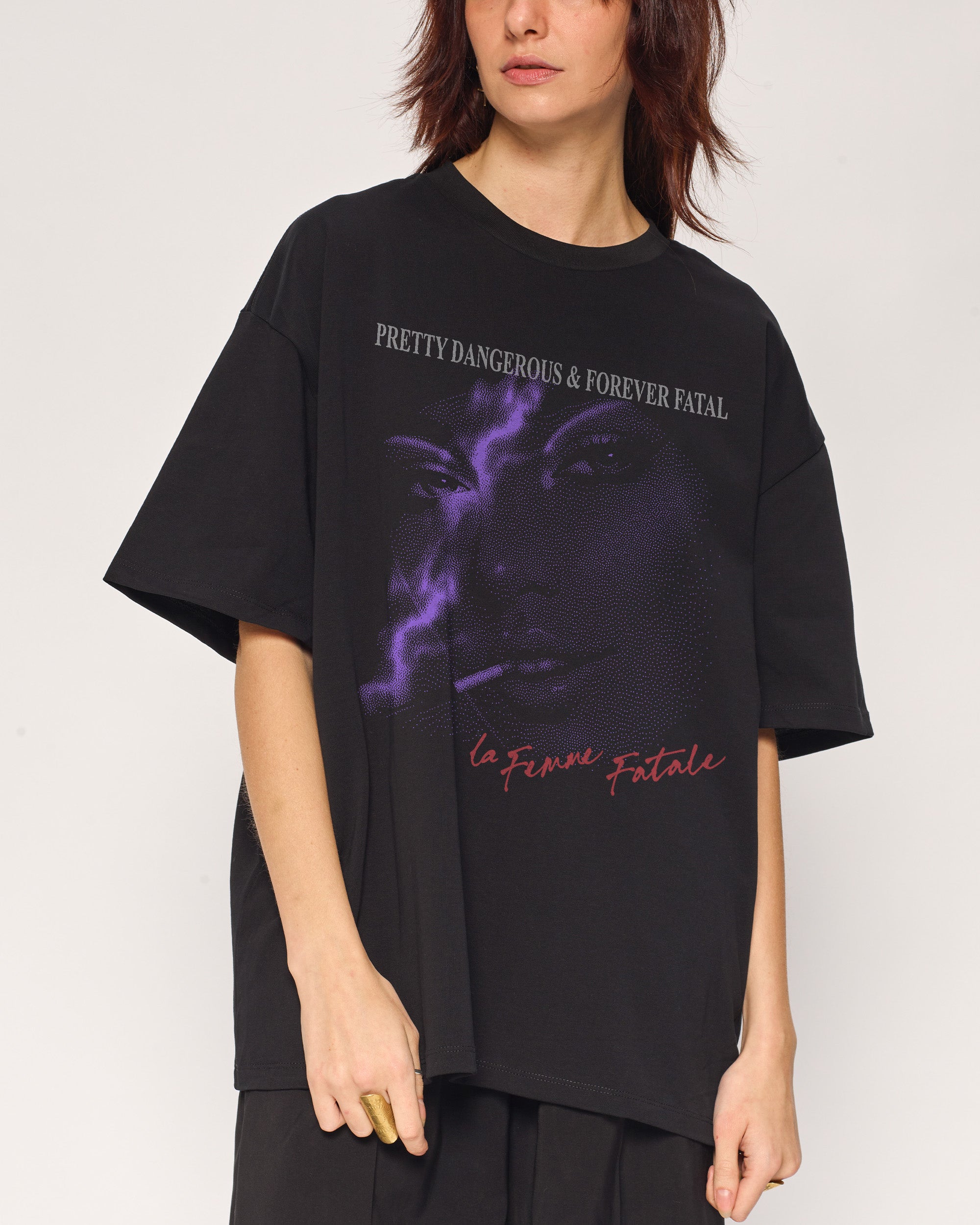 La Femme Fatale Black T-Shirt