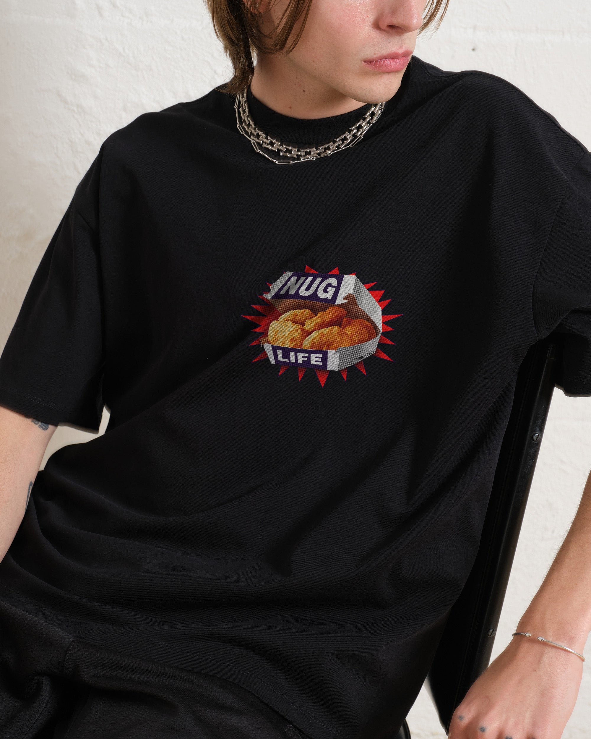 Nug Life Oversized Tee Australia Online Black