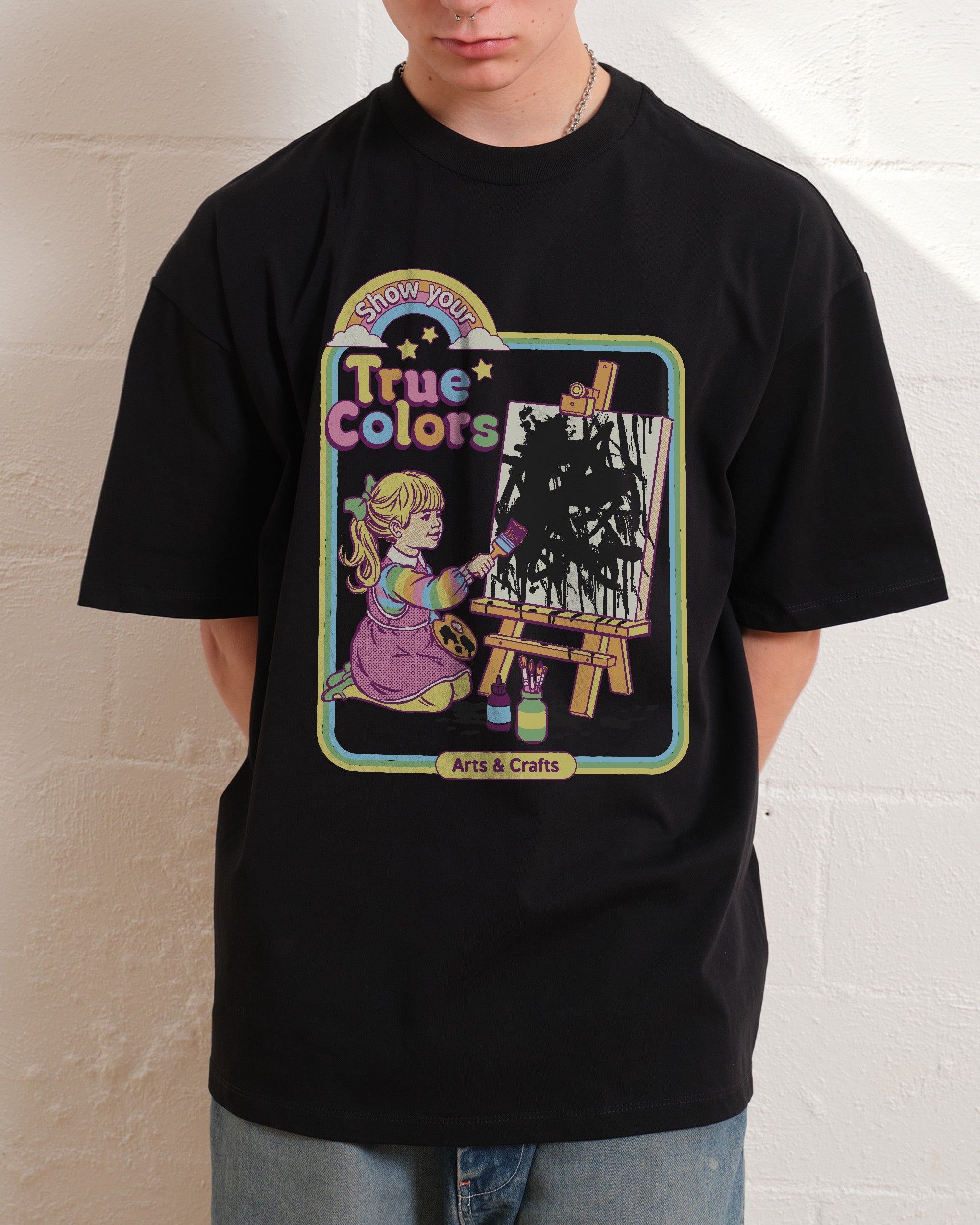 True Colors Oversized Tee Australia Online Black