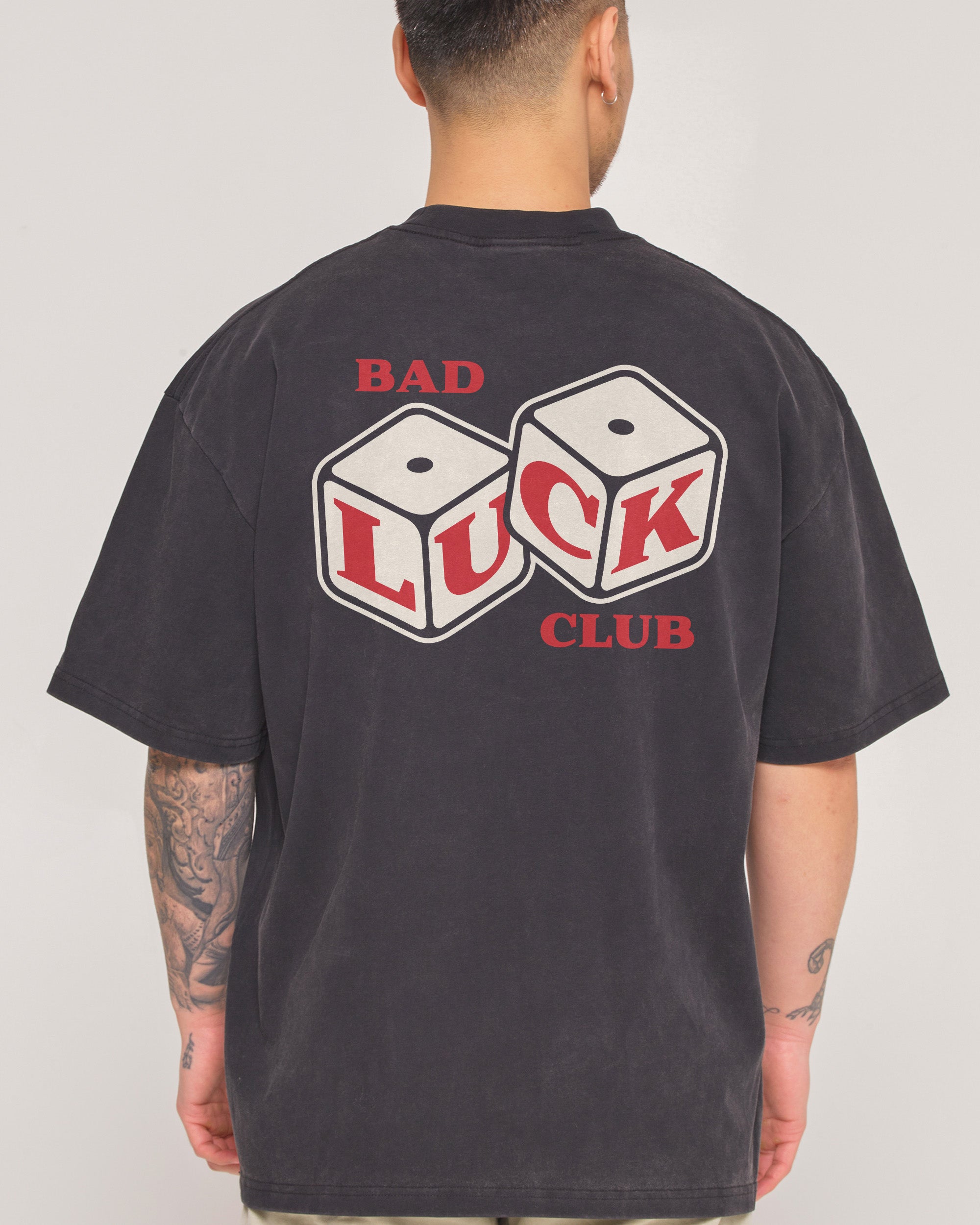 Bad Luck Club Black Wash Tee