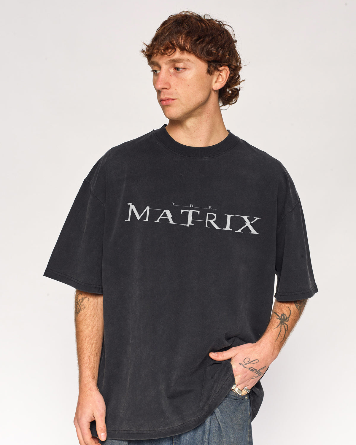 Matrix Revolution 2.0 Black Stone Oversized Tee