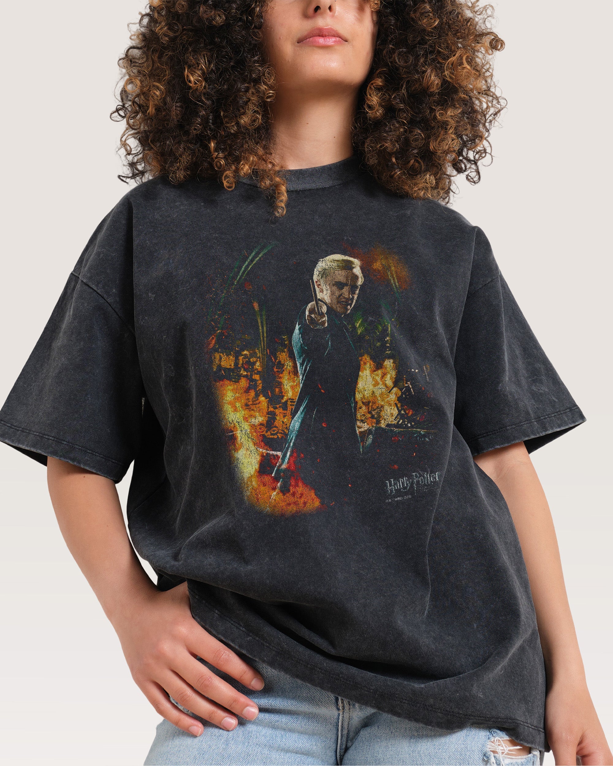 Draco Black Wash Tee