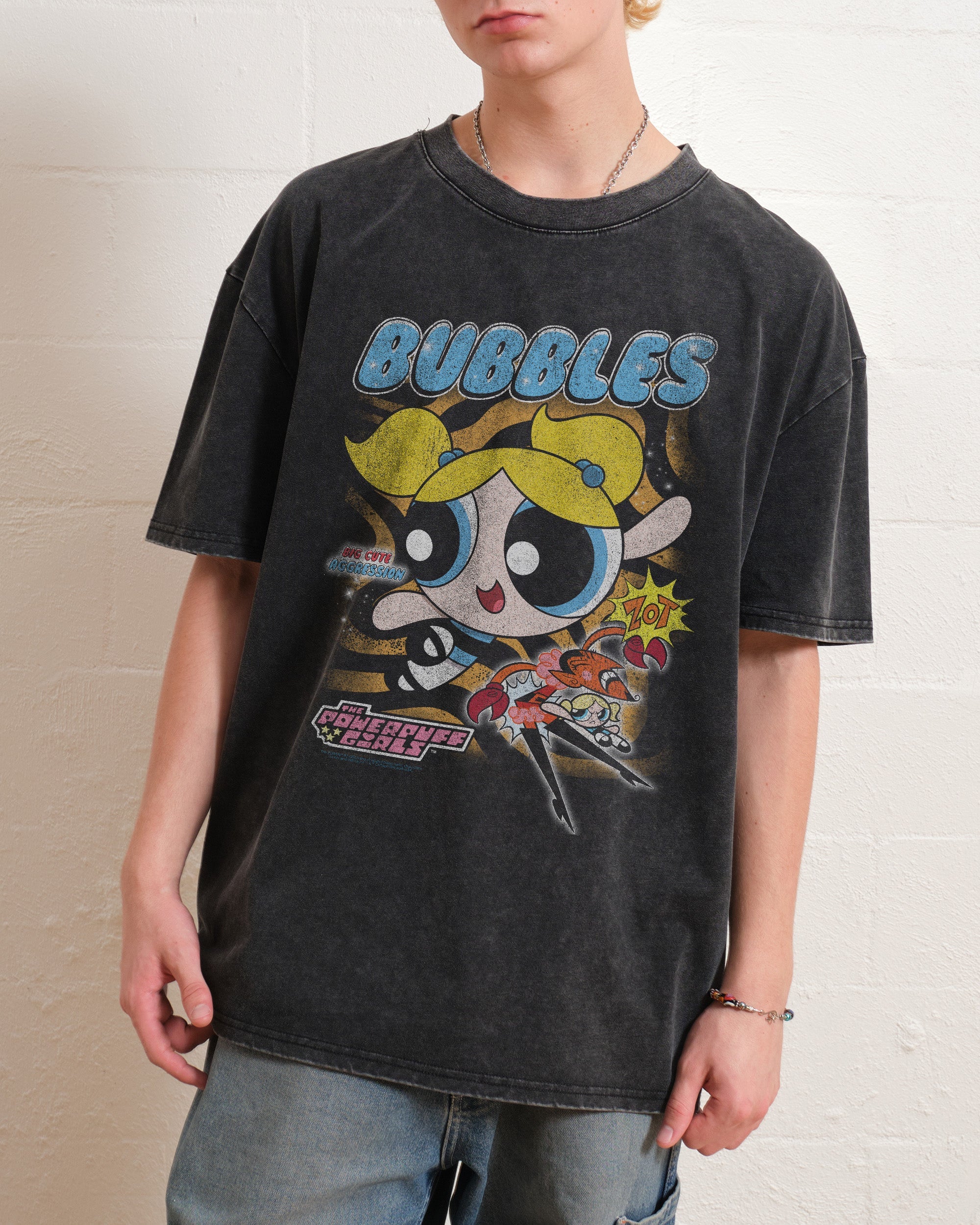 Bubbles Wash Tee Australia Online Black Stone