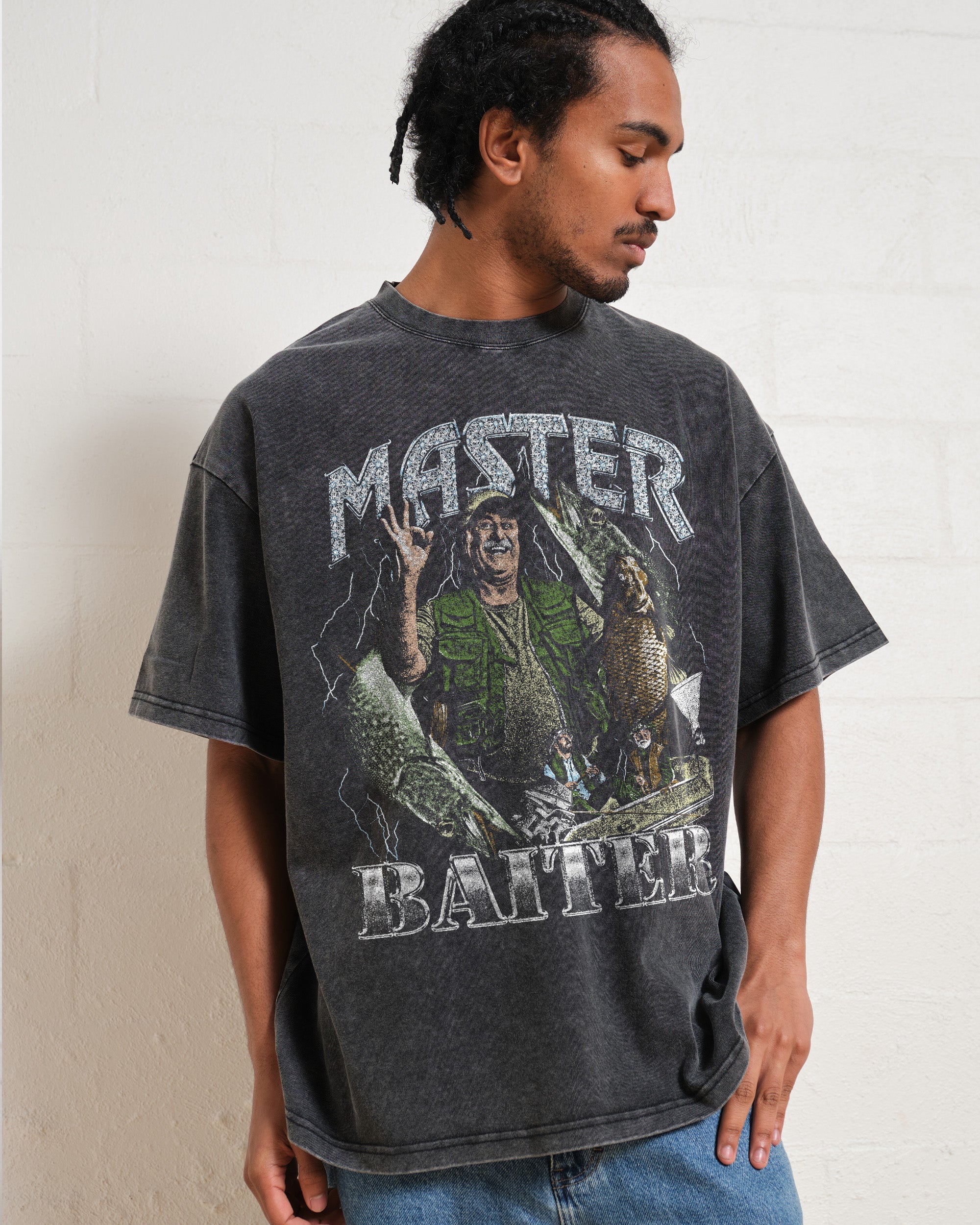 Baiter Wash Tee Australia Online Black Stone