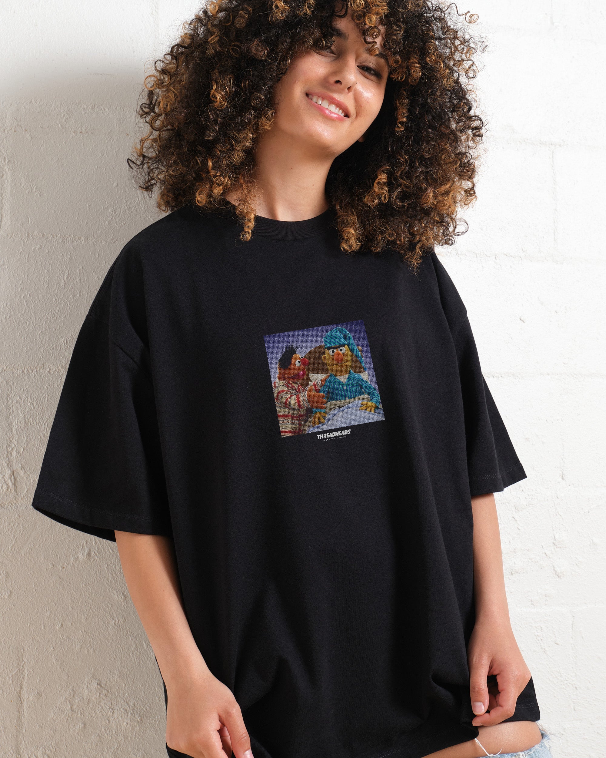 Annoyed Bert Oversized Tee Australia Online Black