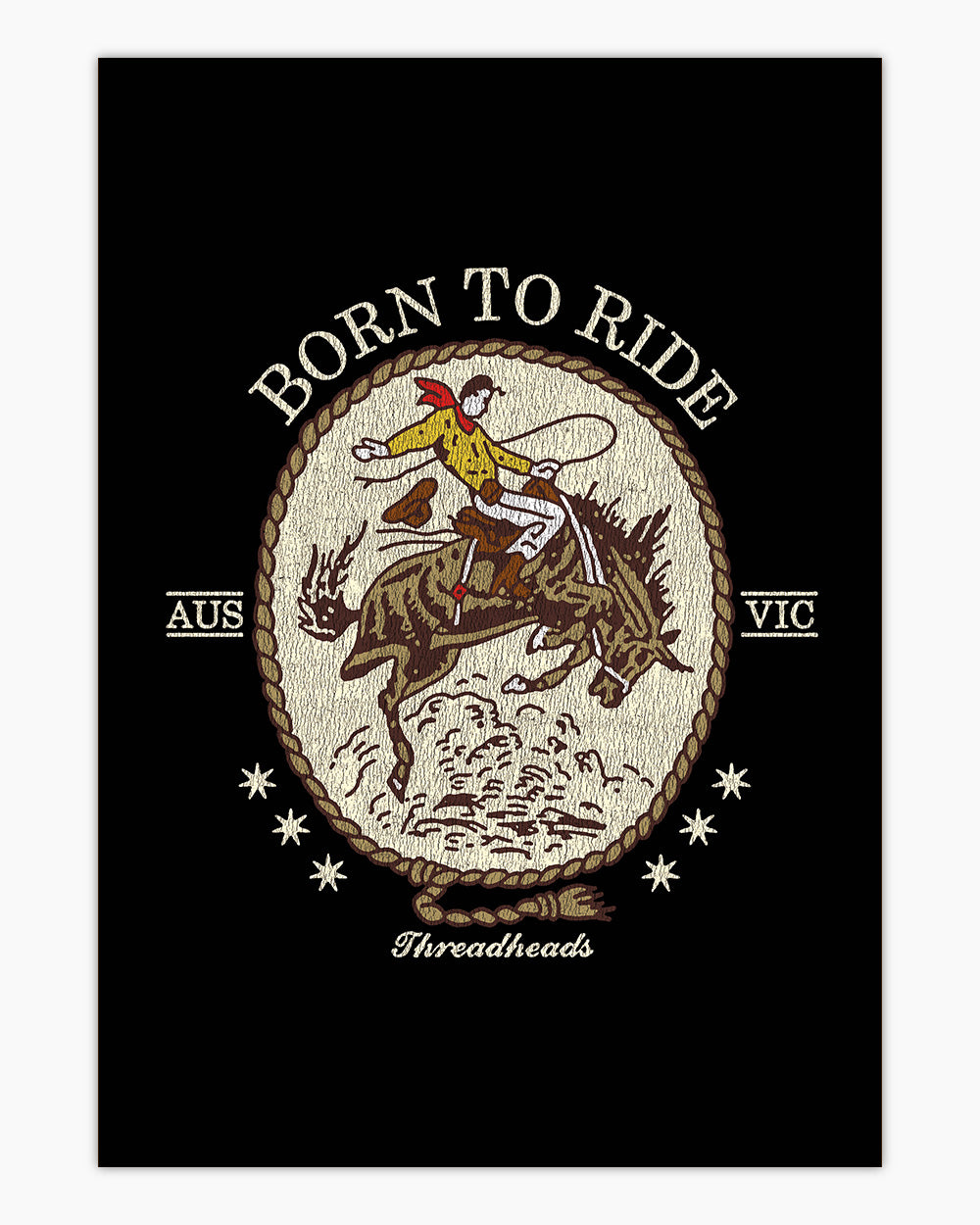 Born to Ride Art Print