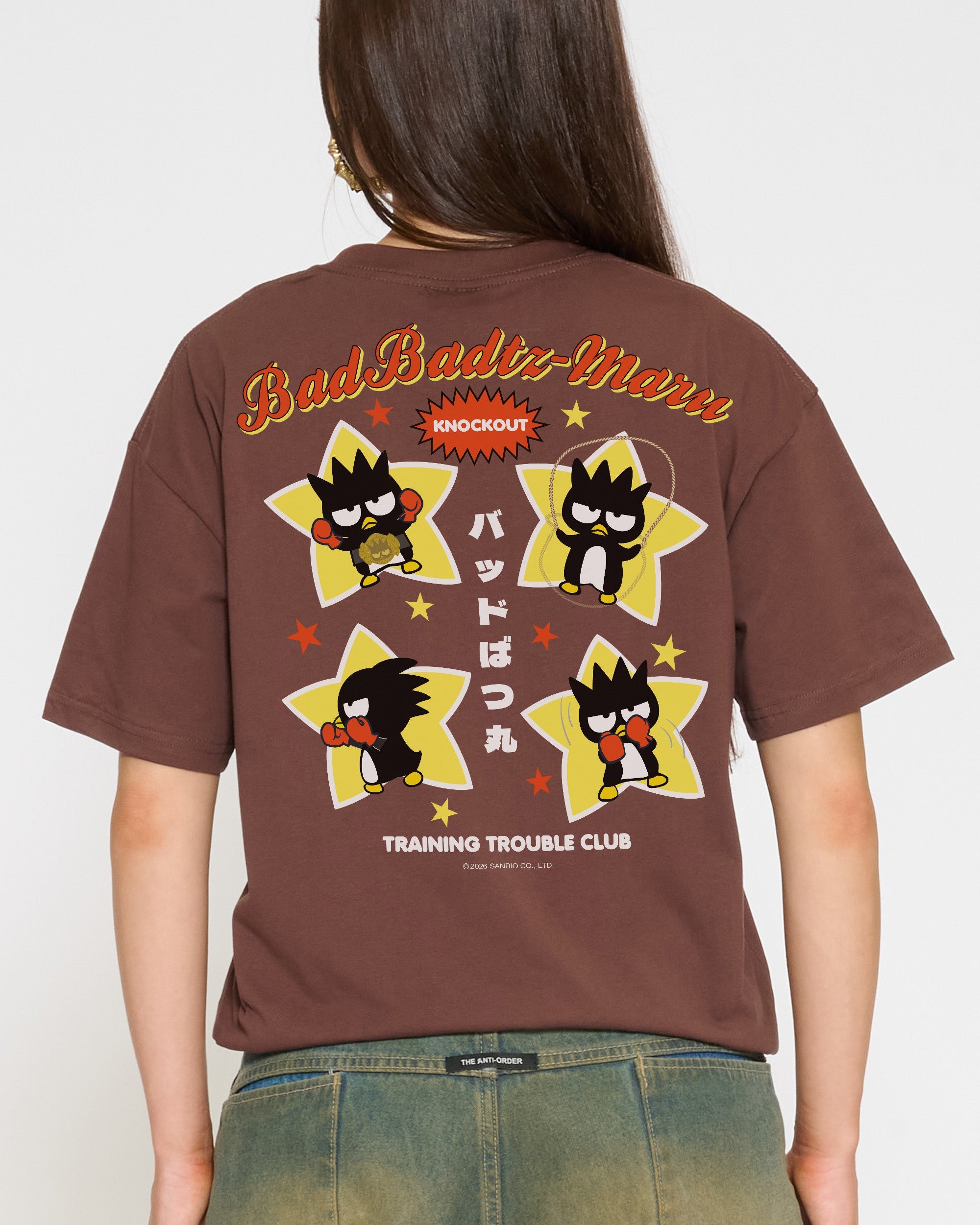 Bad Badtz-Maru Training Trouble T-Shirt Official Hello Kitty and Friends collab Threadheads