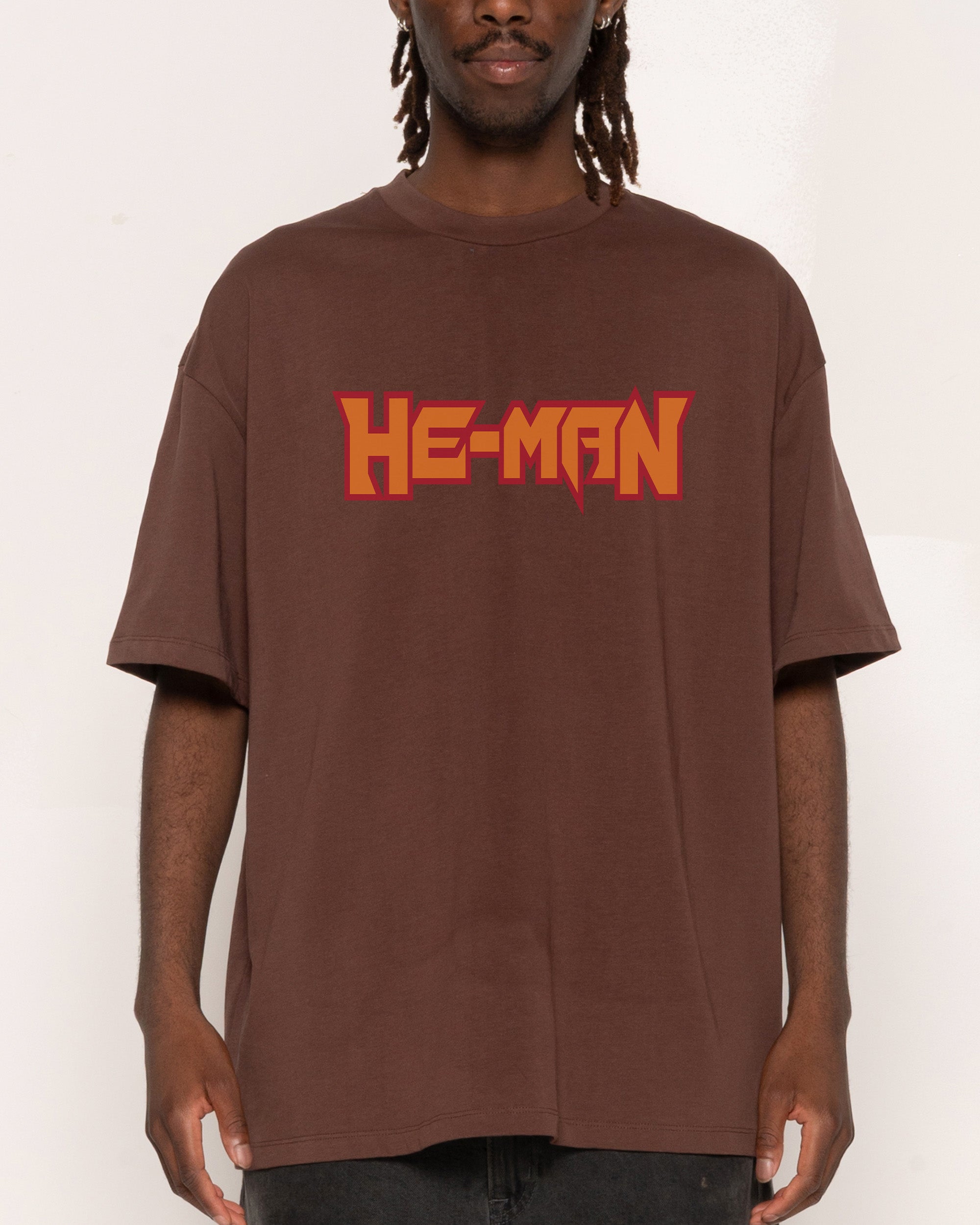 He-Man Brown Oversized Tee