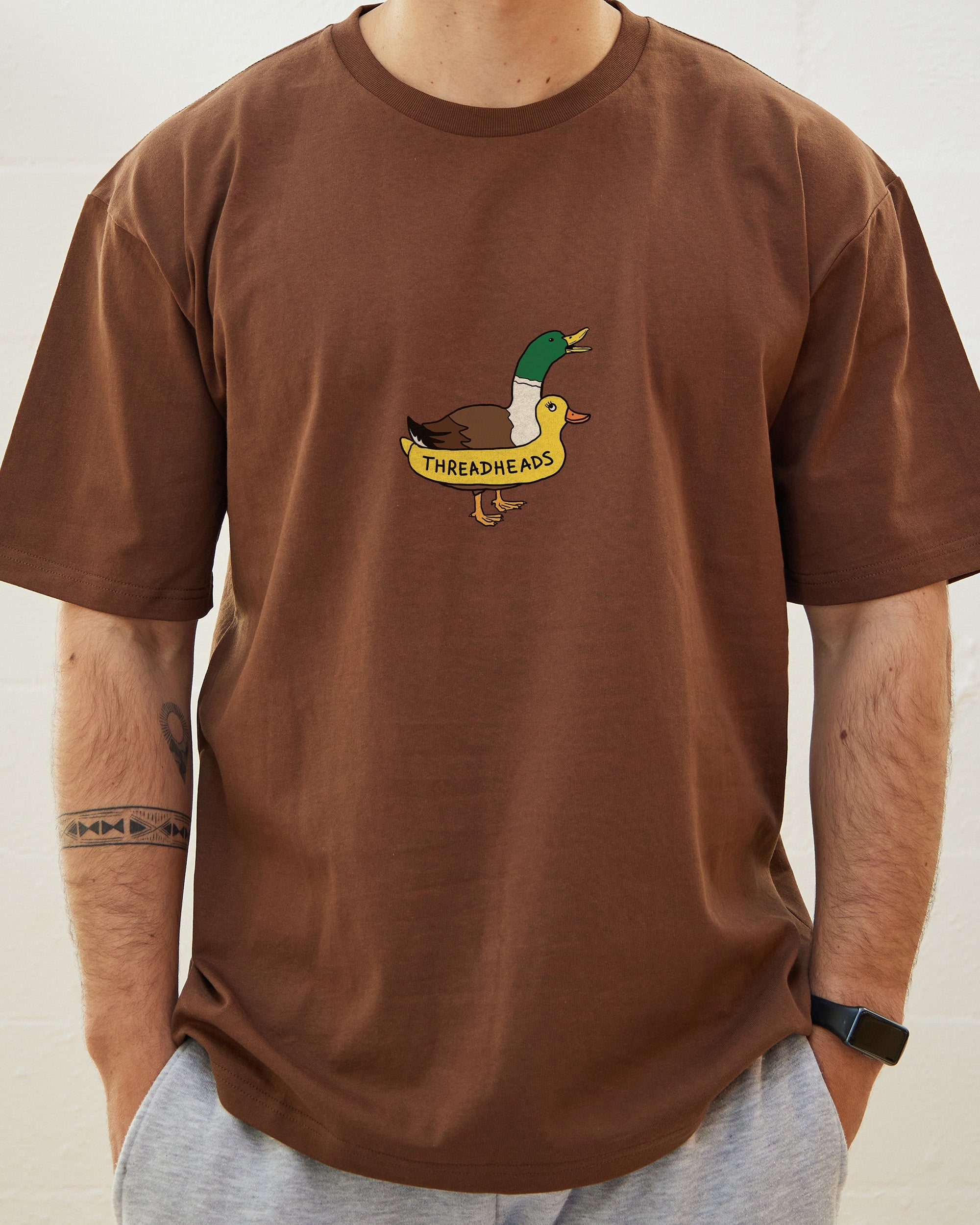 Duck Floatie T-Shirt Australia Online Brown