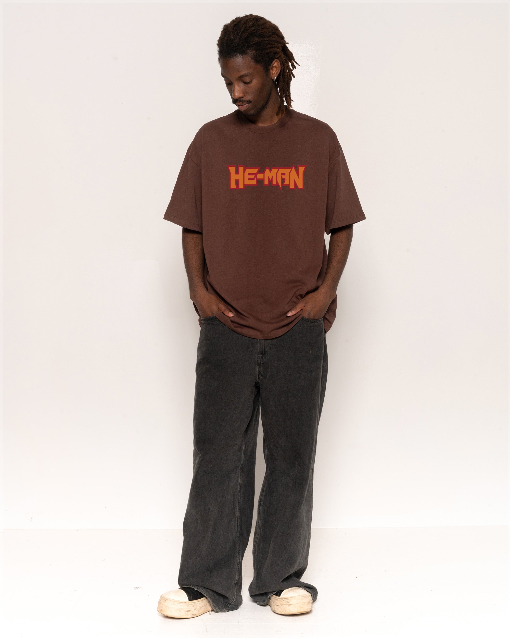 He-Man Brown Oversized Tee