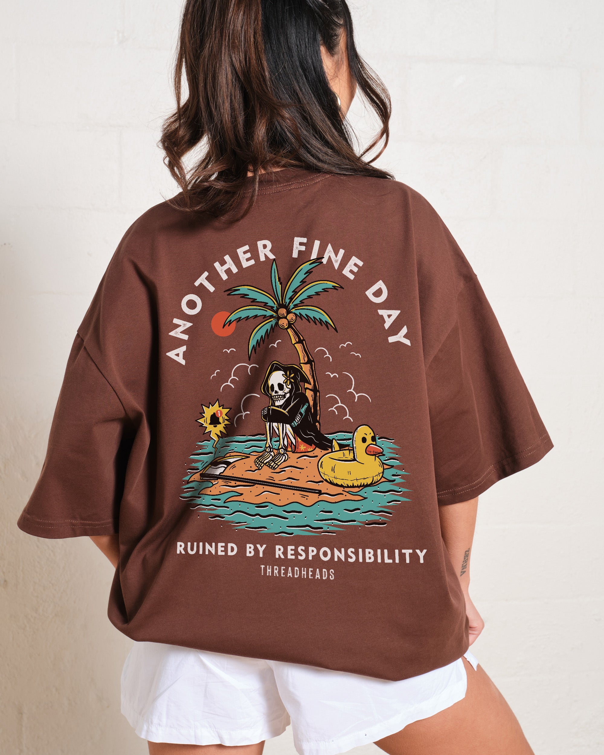 Another Fine Day Oversized Tee Australia Online Threadheads