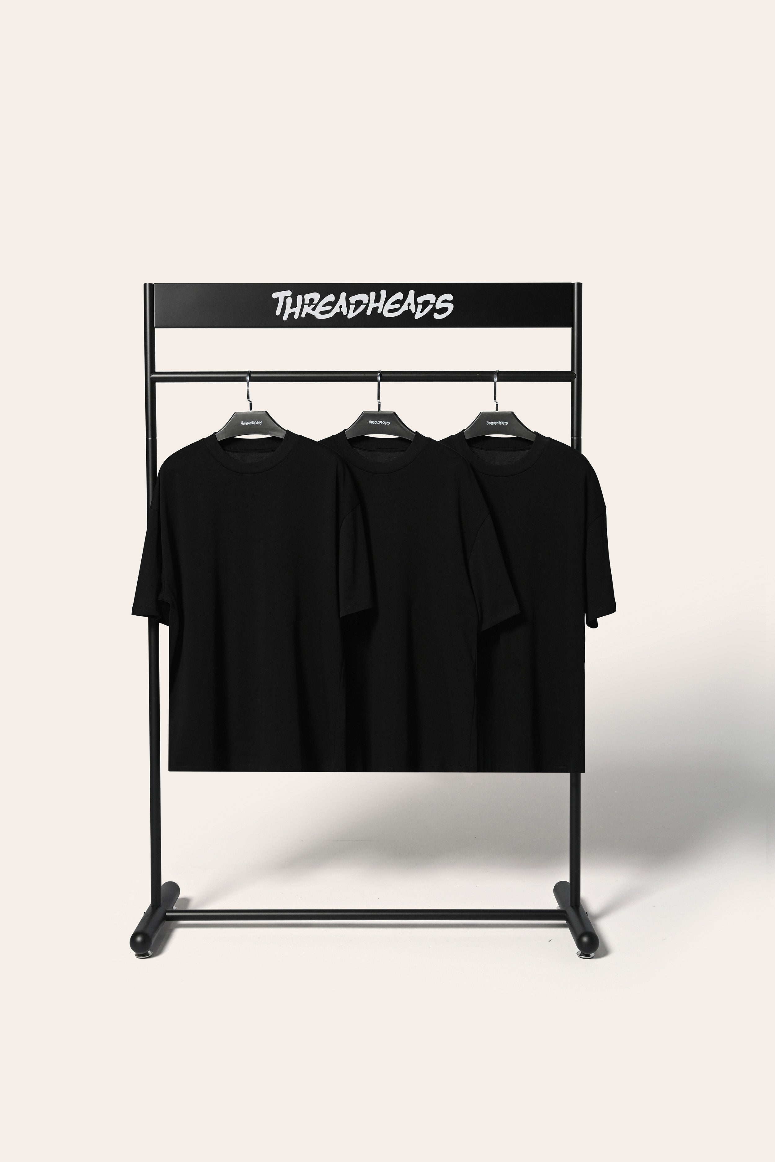 Oversized Tee 3 Pack: Black