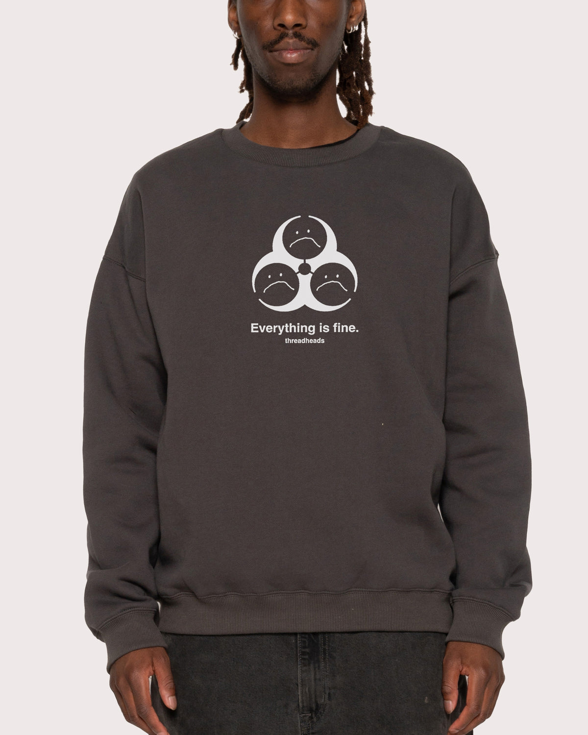 Everything Is Fine Biohazard Sweatshirt