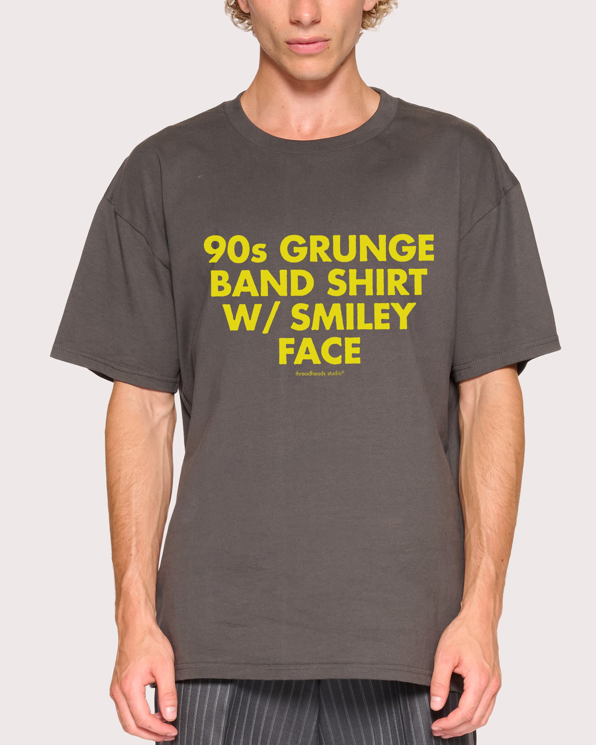 90s Grunge Charcoal T-Shirt